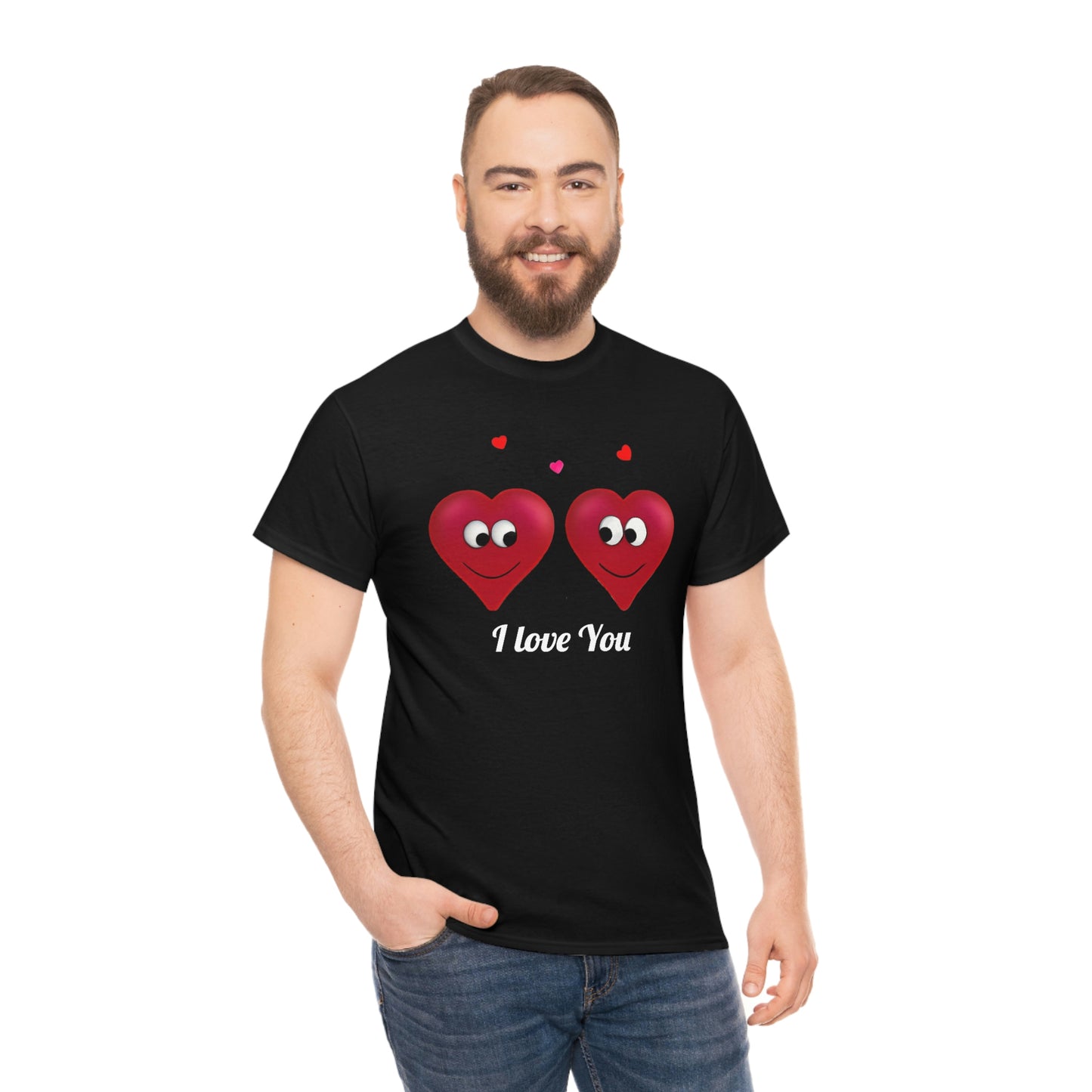 Valentine's "I Love You" Unisex Heavy Cotton Tee