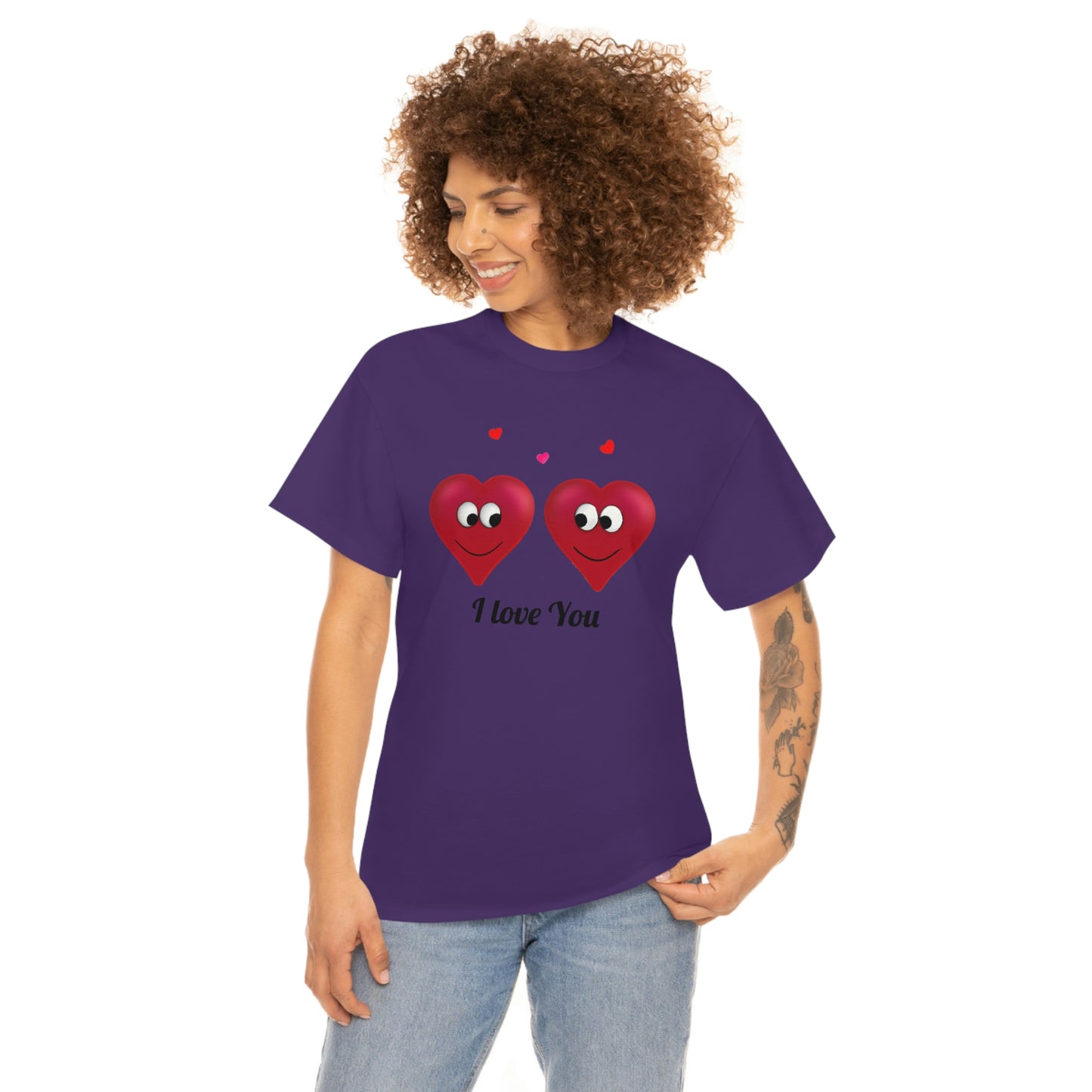 Valentine's "I Love You" Unisex Heavy Cotton Tee