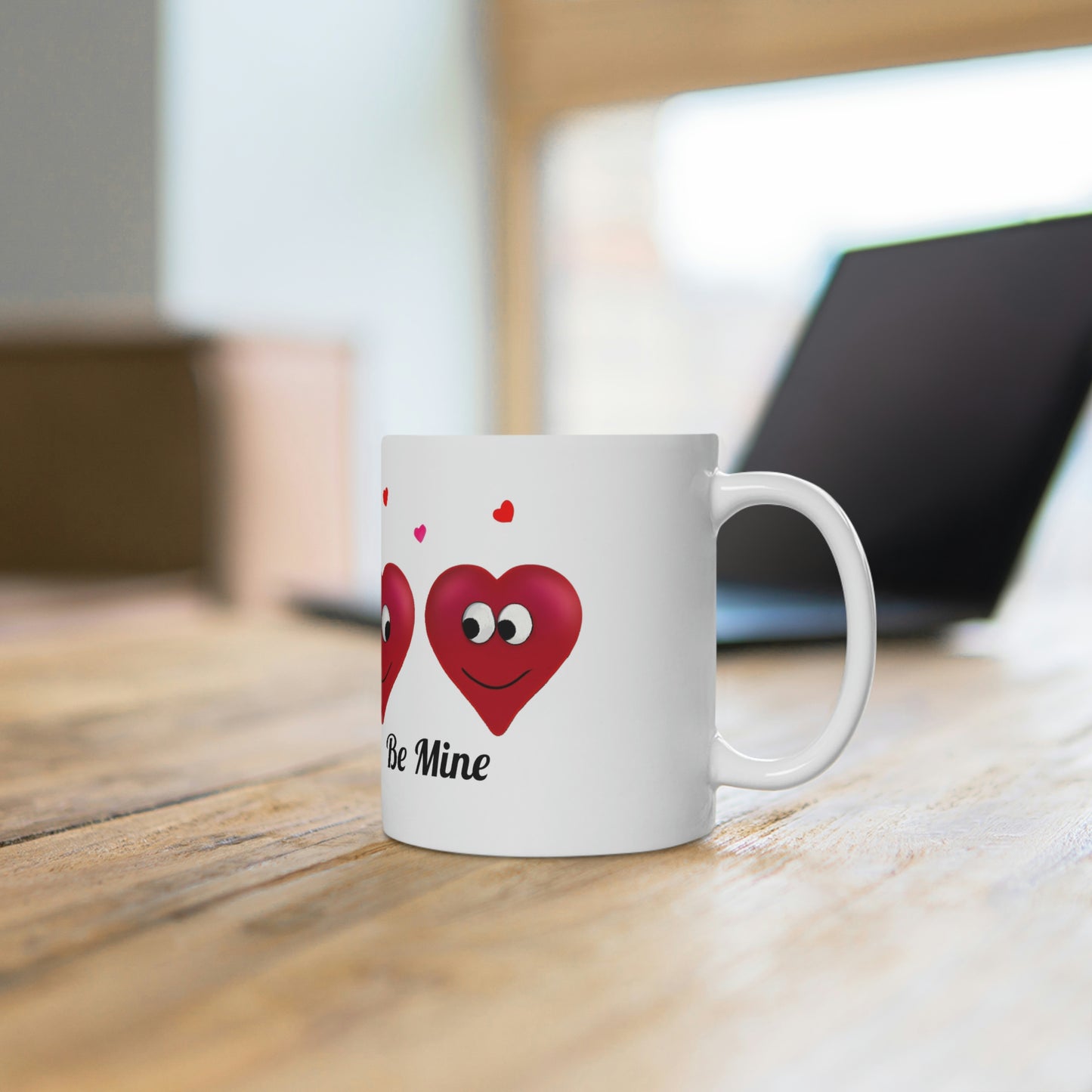 Valetines "Be Mine" Ceramic Mug, 11oz and 15oz