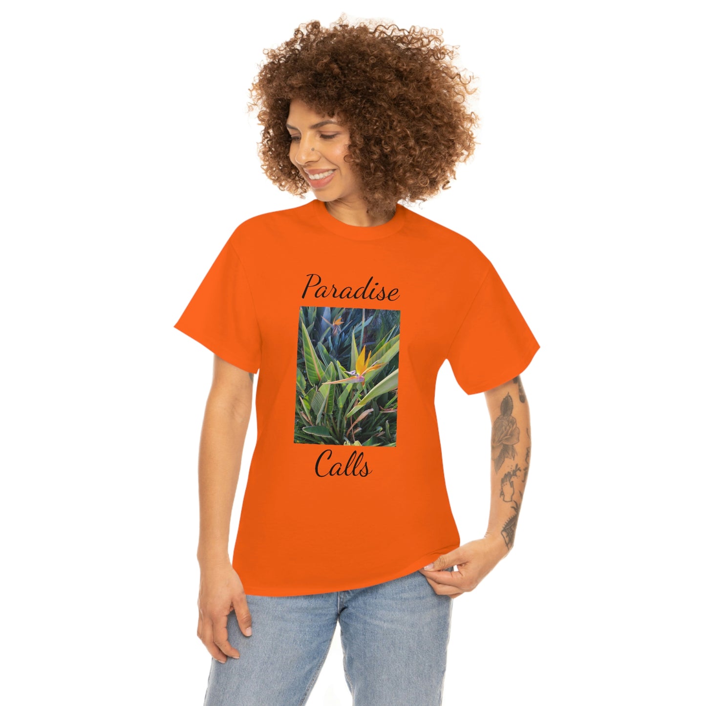 Islander Bird of Paradise Unisex Heavy Cotton Tee