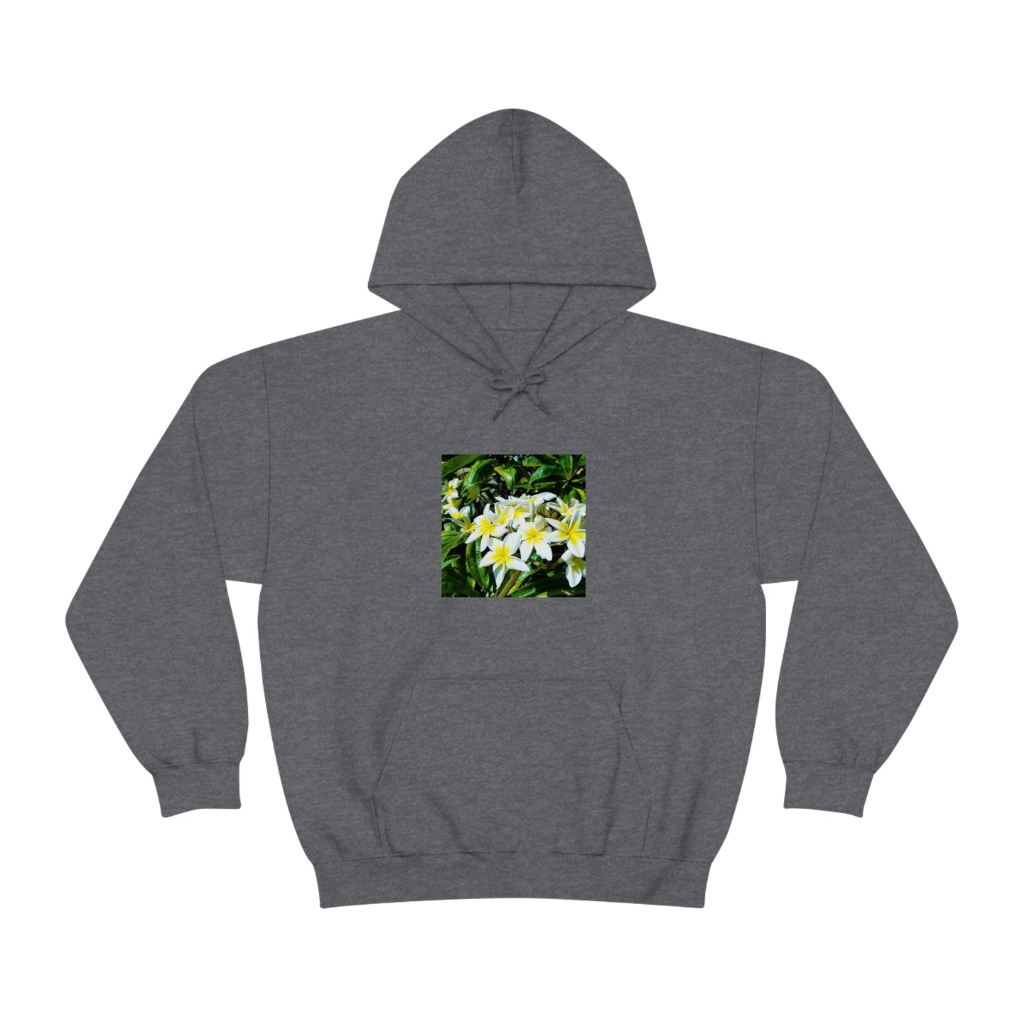 Islander Plumeria Unisex Heavy Blend™ Hooded Sweatshirt