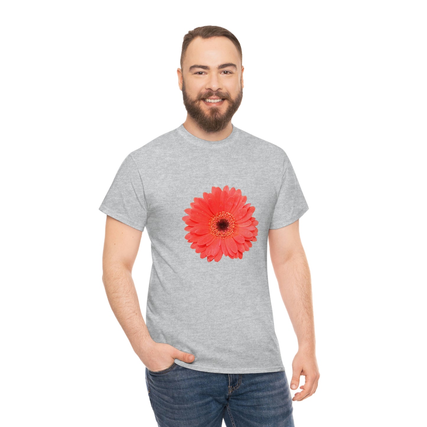 Floral Unisex Heavy Cotton Tee