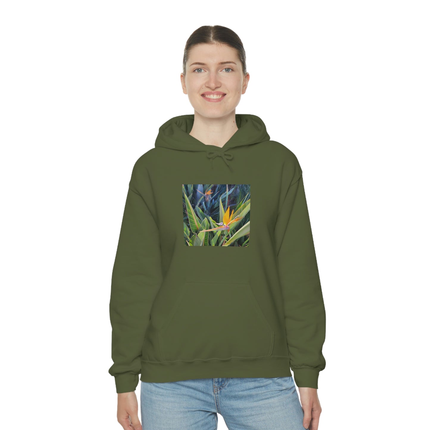 Island Style Bird of Paradise Unisex Heavy Blend™ Hooded Sweatshirt