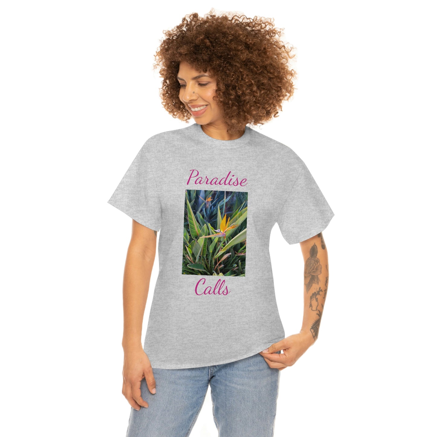 Islander Bird of Paradise Unisex Heavy Cotton Tee