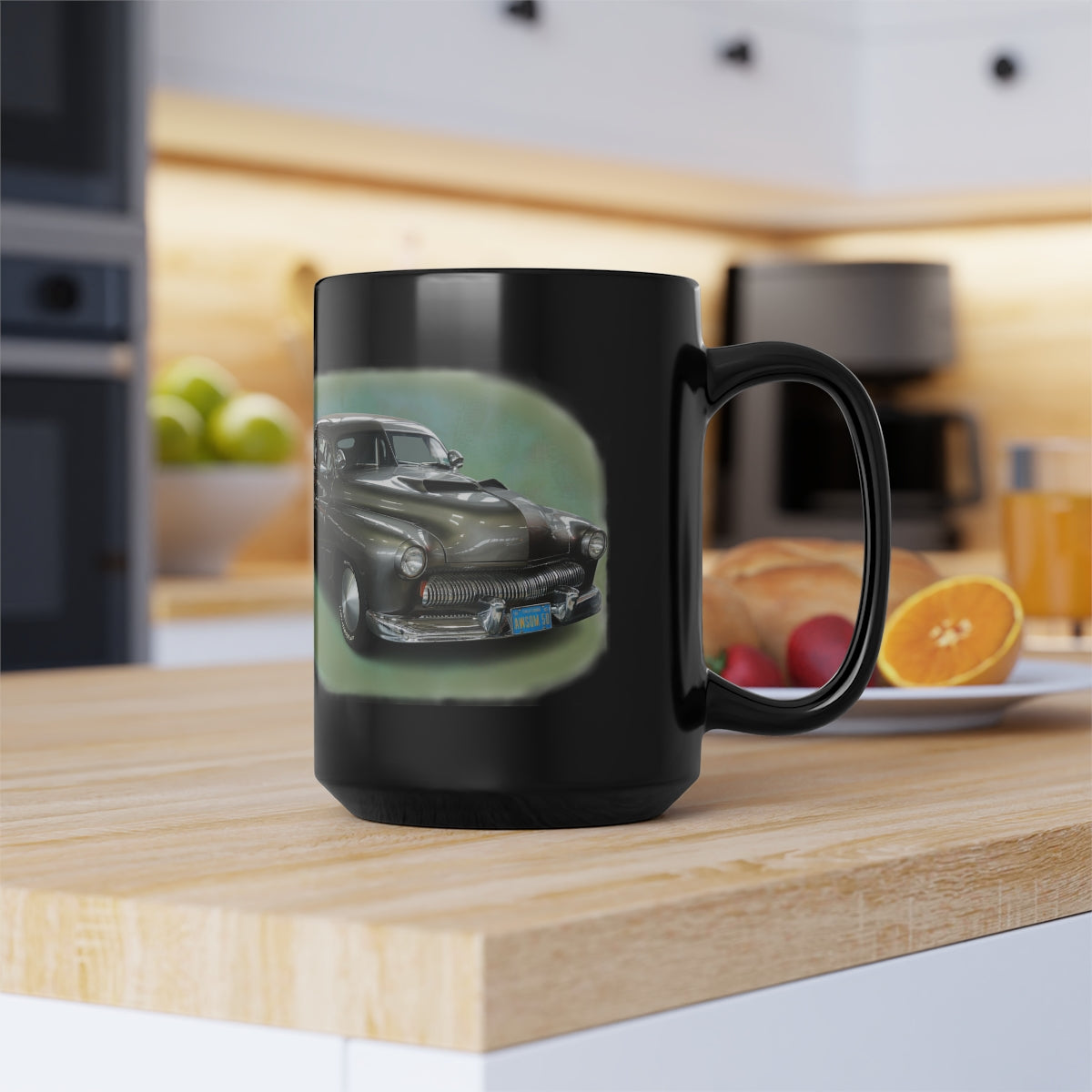 Carl's Black Mug, 15oz