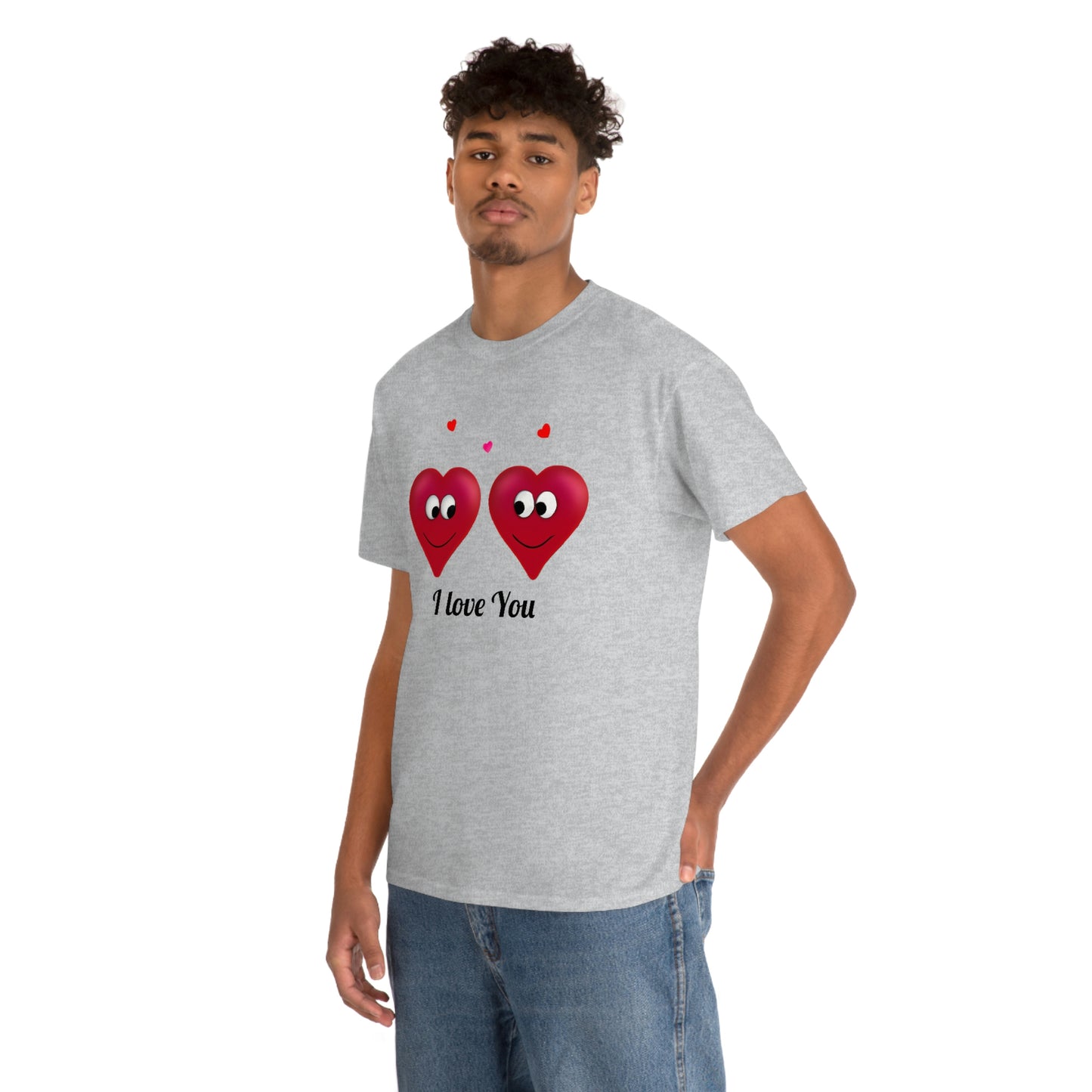 Valentine's "I Love You" Unisex Heavy Cotton Tee