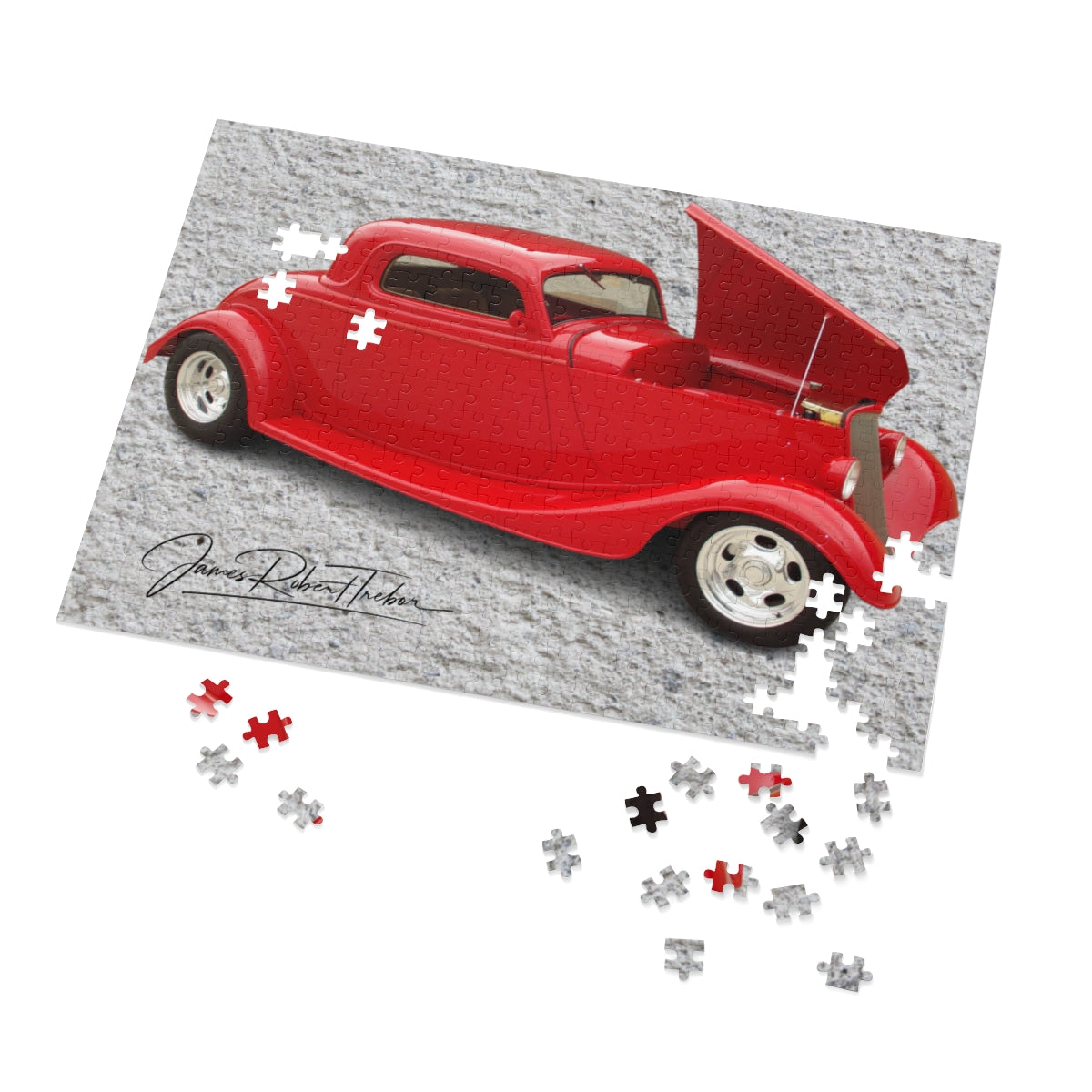 Hotrods 3 Window Coupe Jigsaw Puzzle (252, 500-Piece)