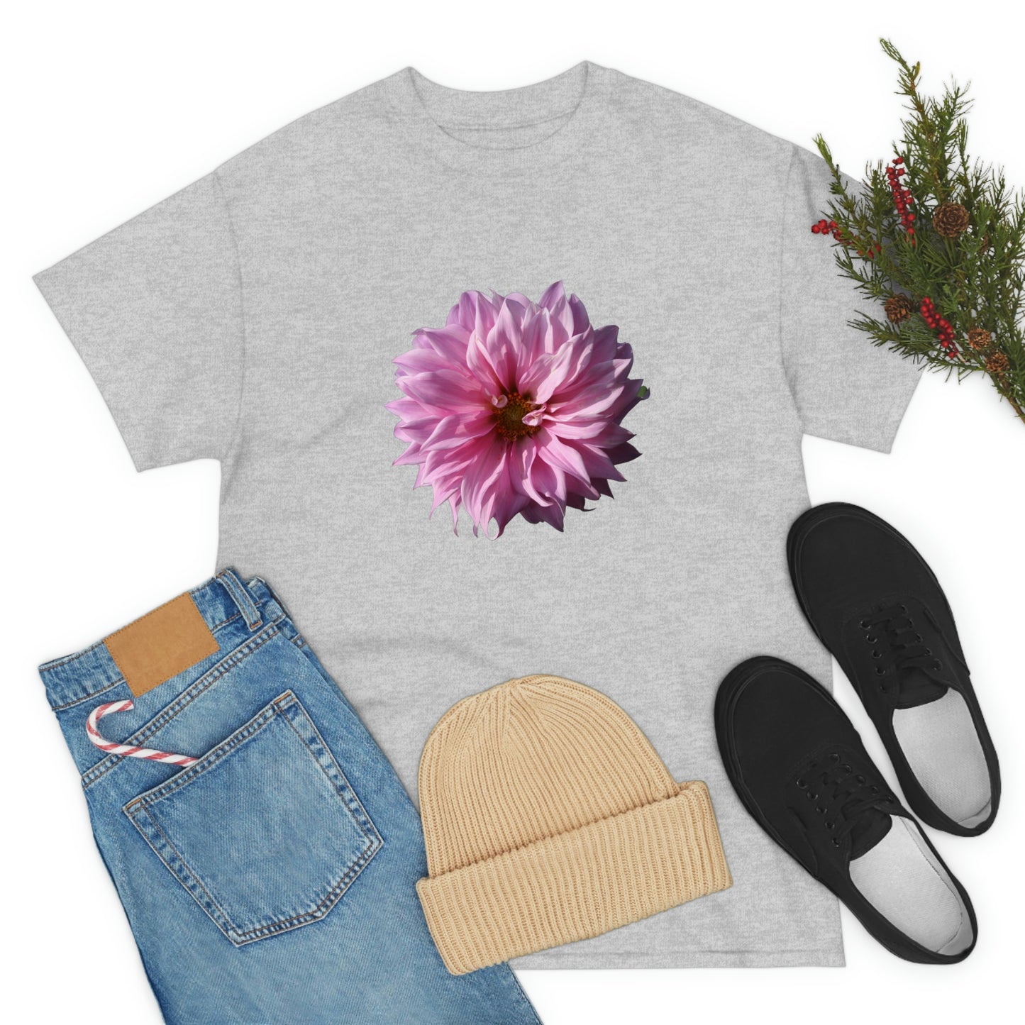 Floral Unisex Heavy Cotton Tee