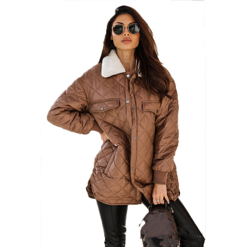 Ladies Casual Fashion Single Breasted Jacket