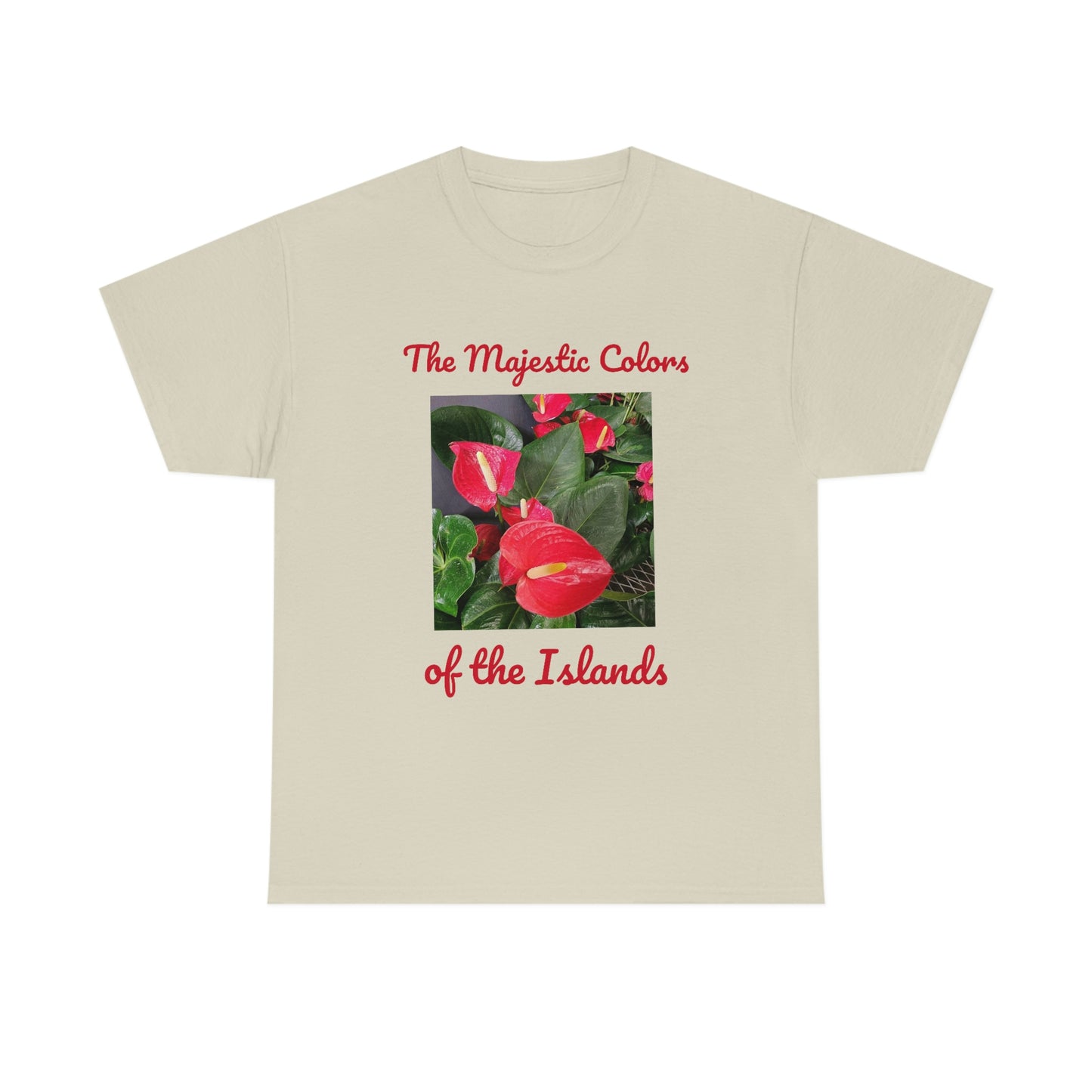 Islander Anthurium Unisex Heavy Cotton Tee