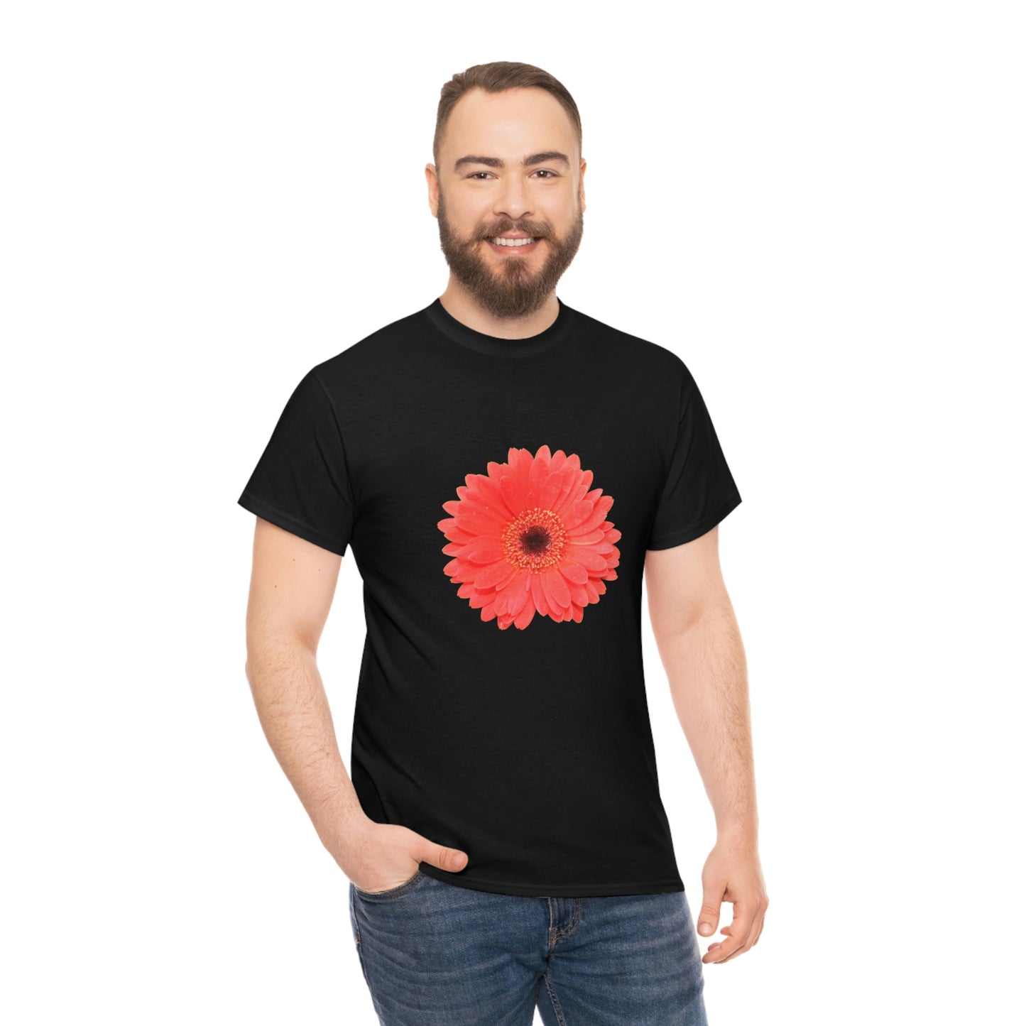 Floral Unisex Heavy Cotton Tee