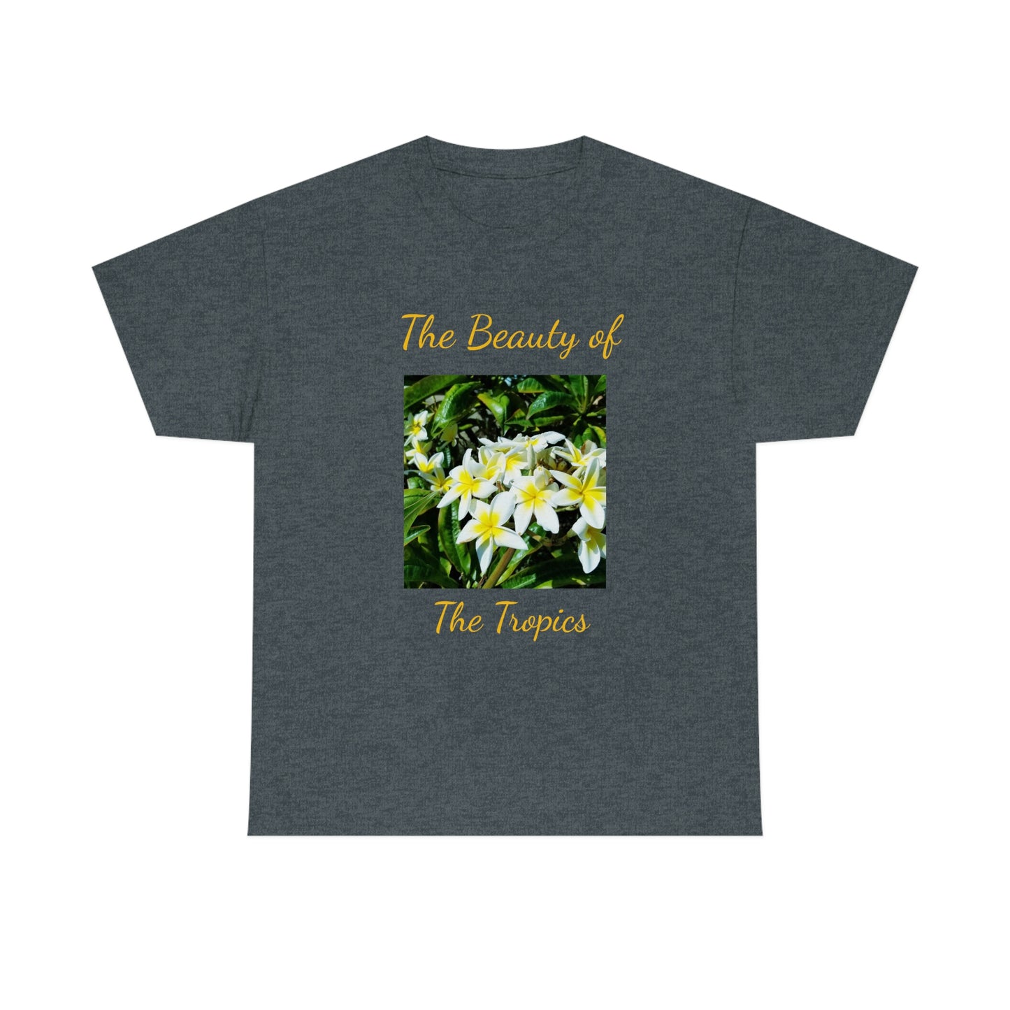 Islander Plumeria Unisex Heavy Cotton Tee