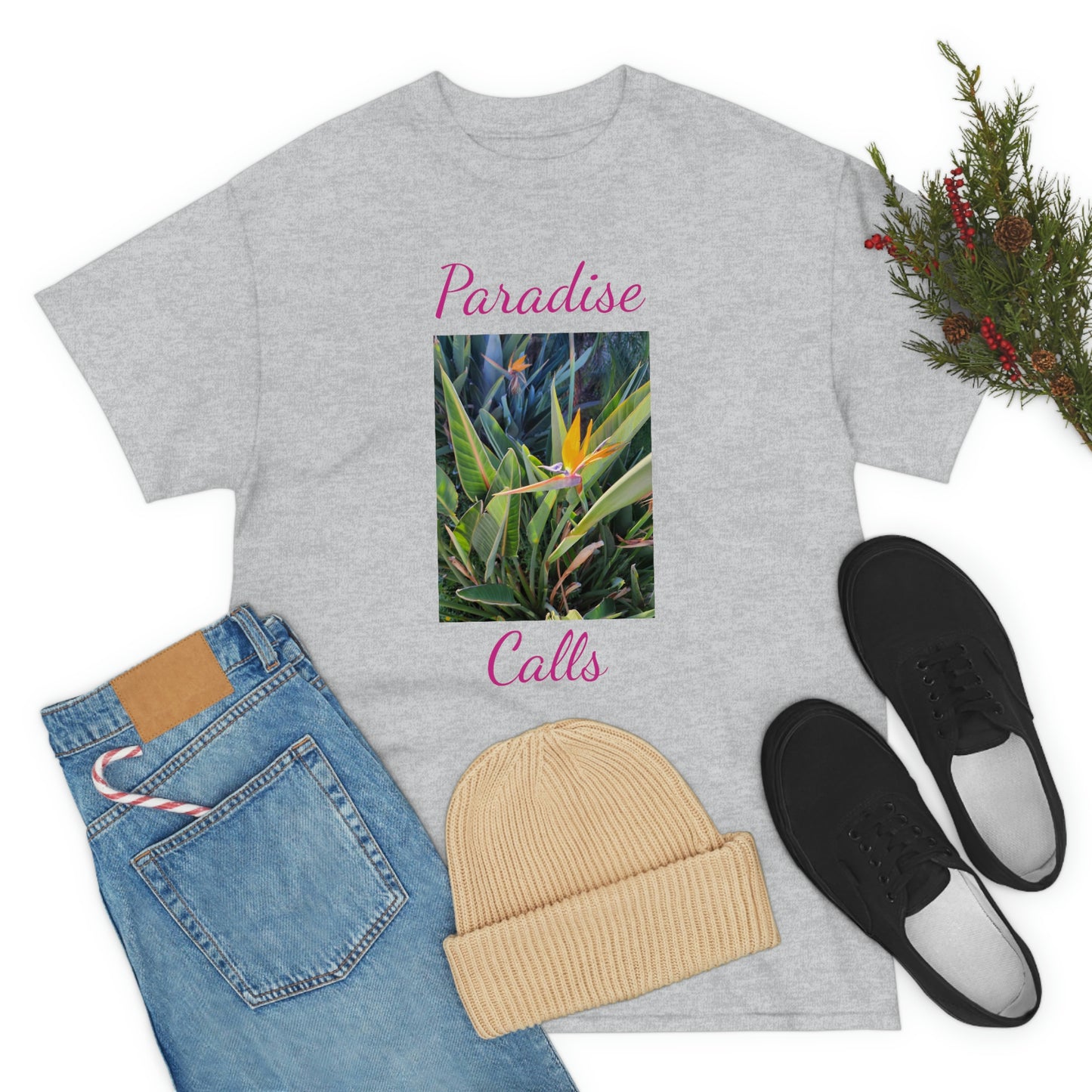 Islander Bird of Paradise Unisex Heavy Cotton Tee