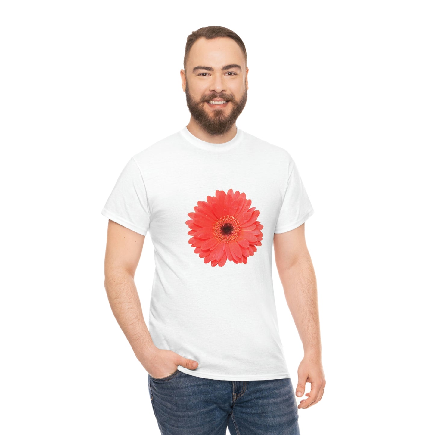 Floral Unisex Heavy Cotton Tee