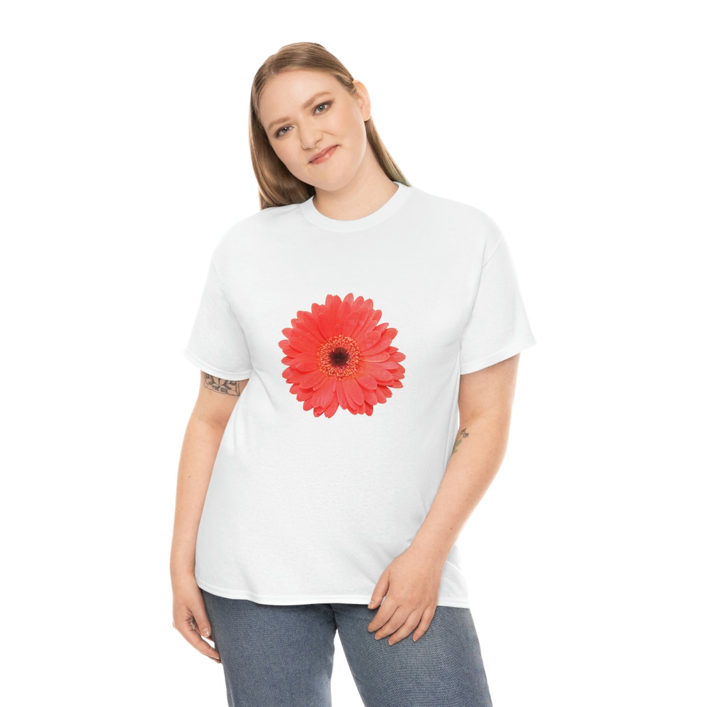 Floral Unisex Heavy Cotton Tee