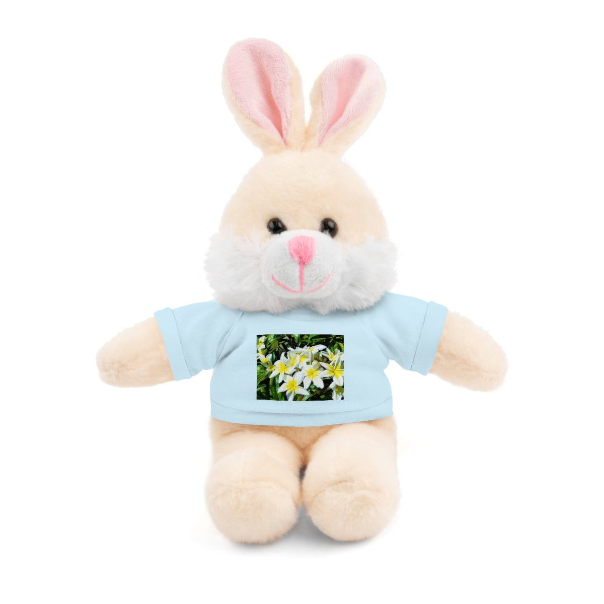 Islander Style Plumeria  Stuffed Animals with Tee