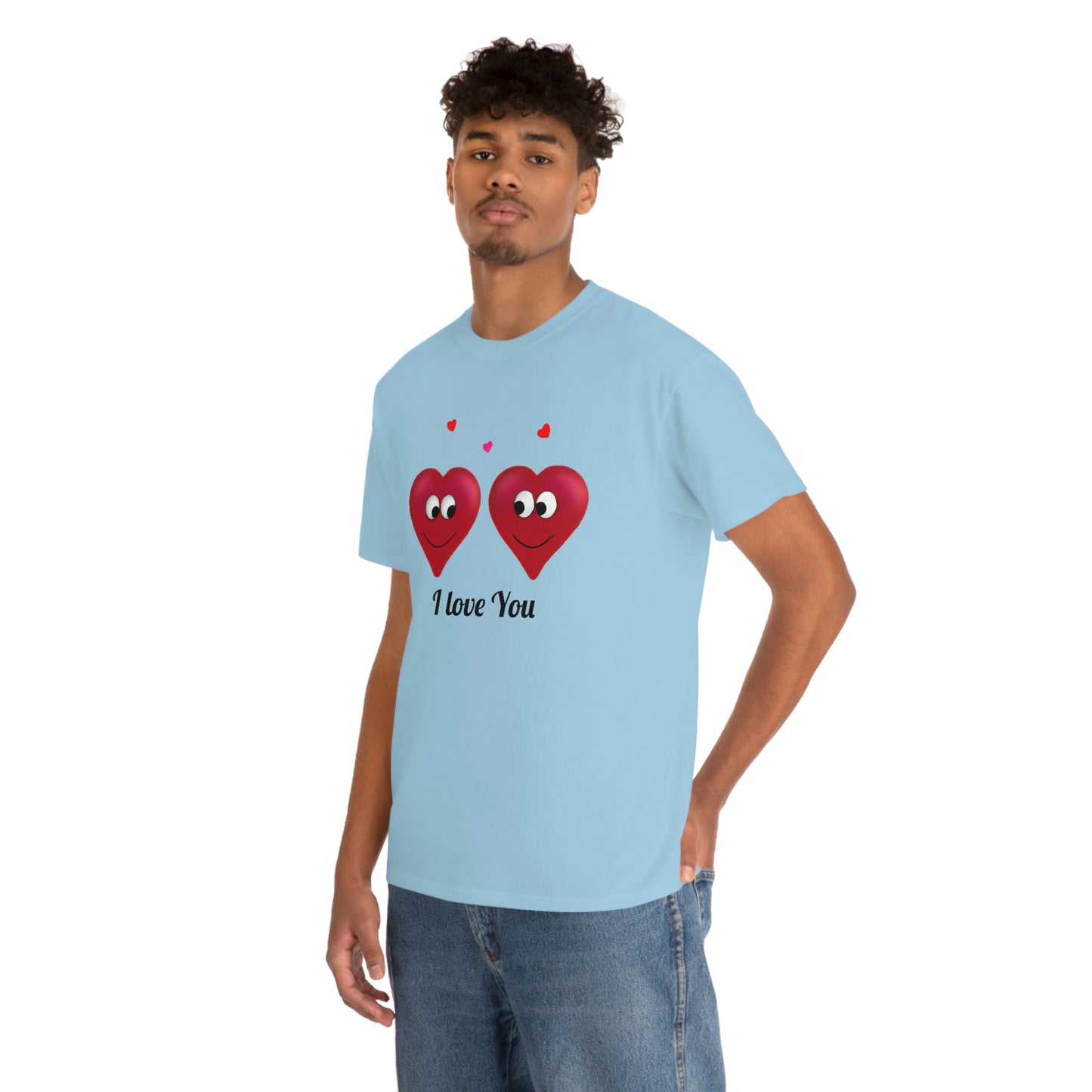 Valentine's "I Love You" Unisex Heavy Cotton Tee