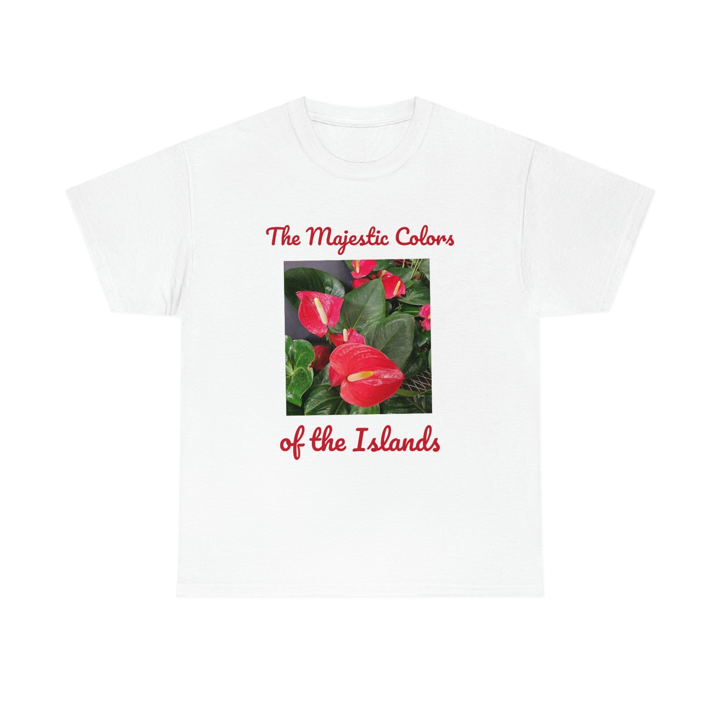 Islander Anthurium Unisex Heavy Cotton Tee