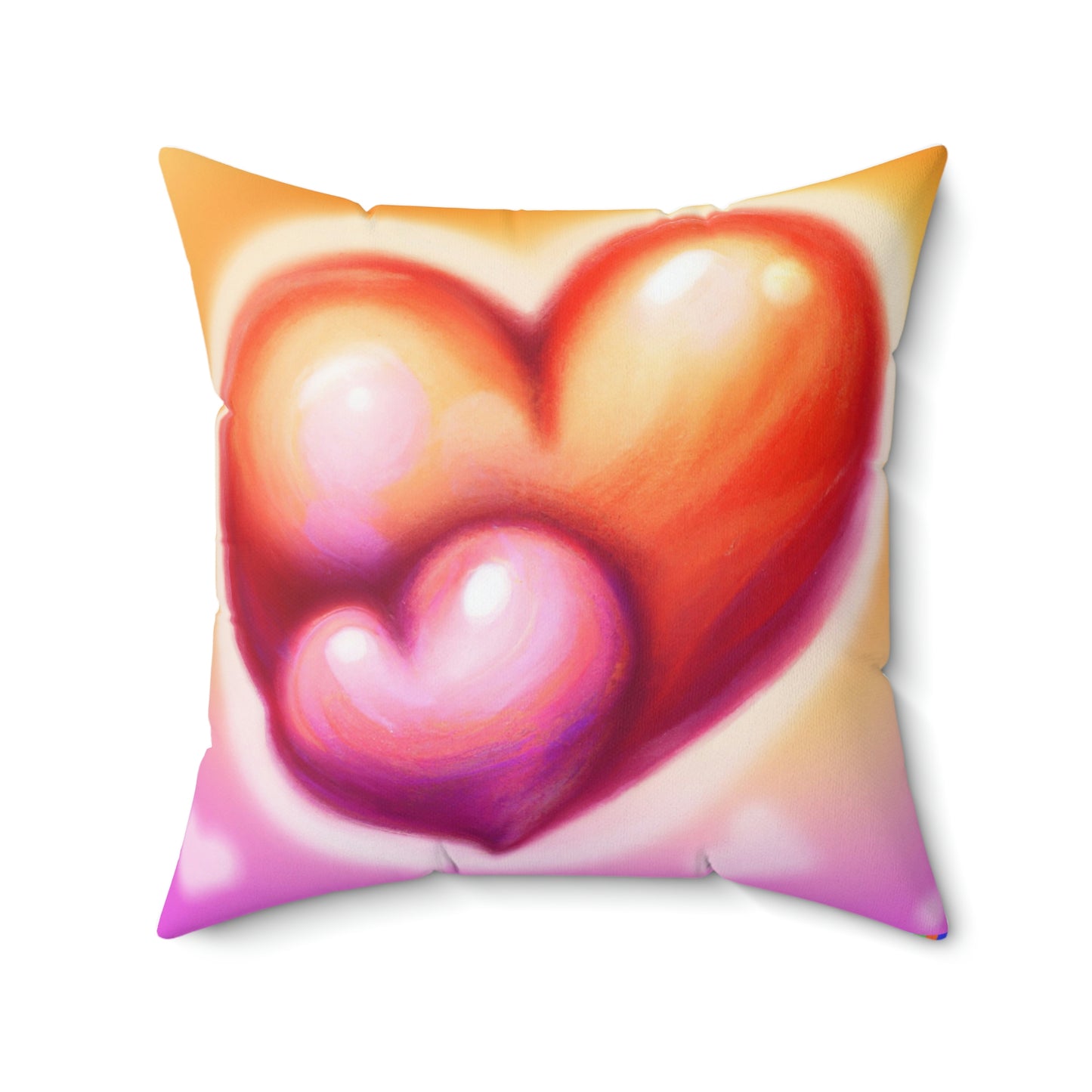 Valentine's II Spun Polyester Square Pillow