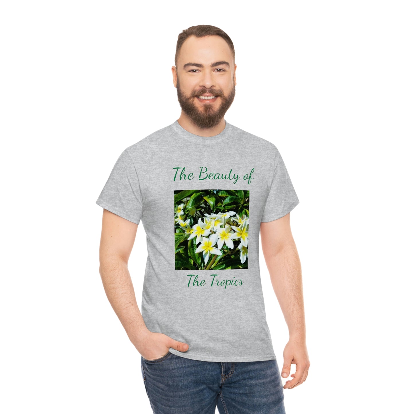 Islander Plumeria Unisex Heavy Cotton Tee