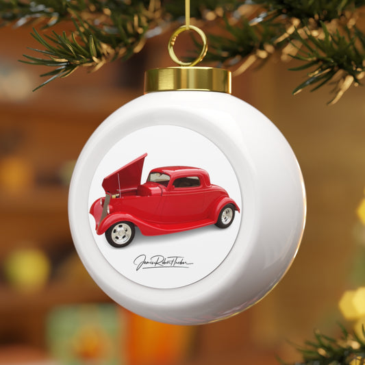 Hotrods Christmas Ball Ornament