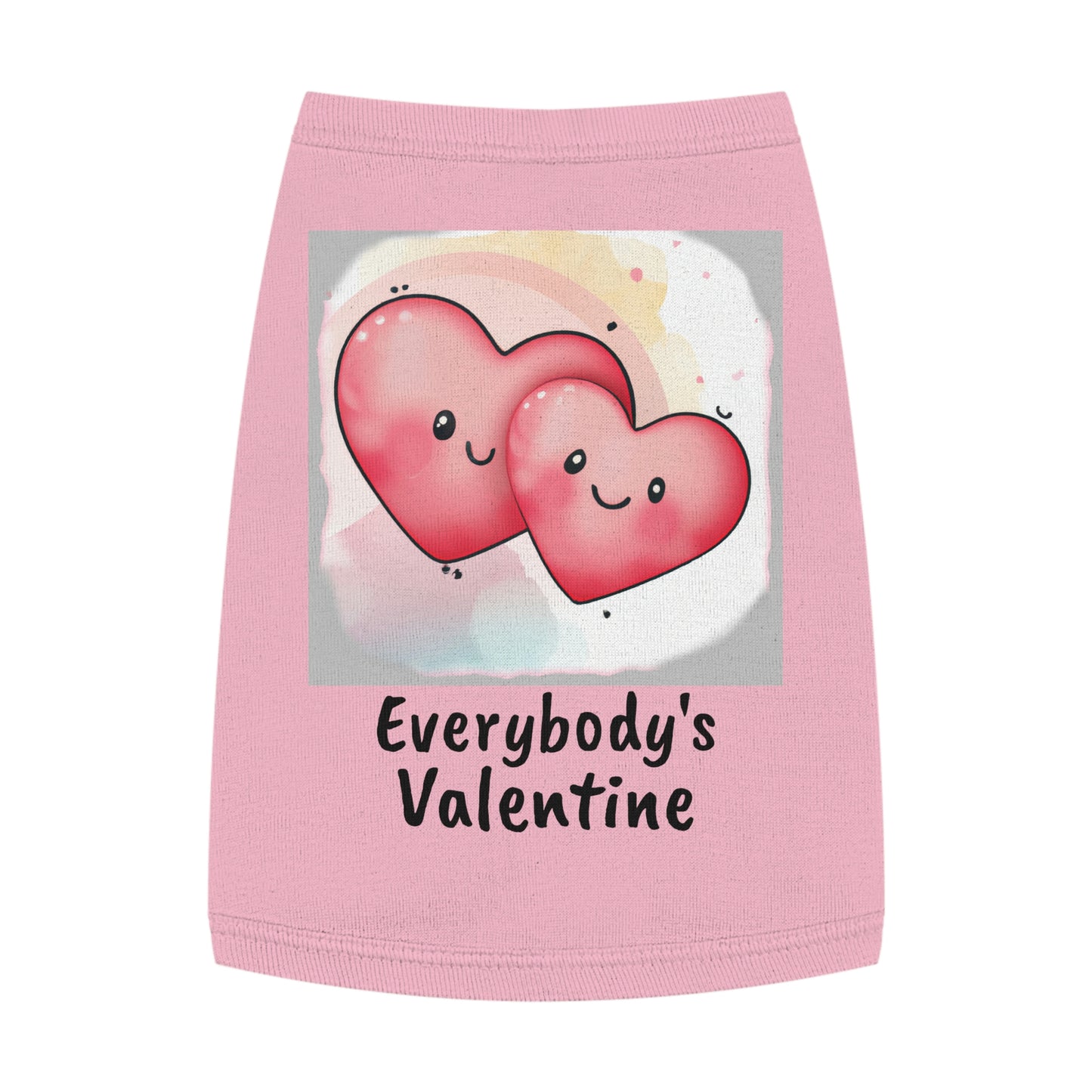 Valentine's Gray Pet Tank Top