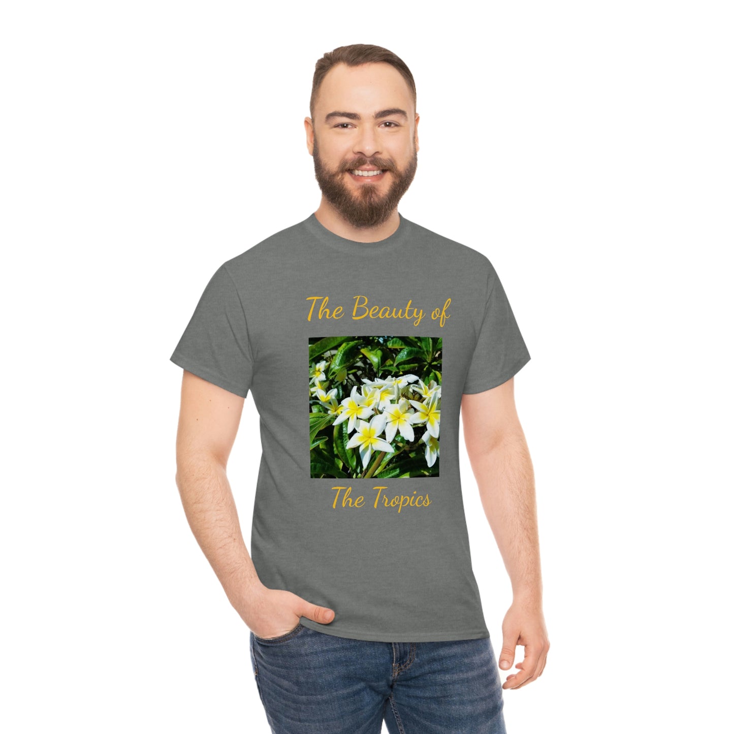 Islander Plumeria Unisex Heavy Cotton Tee