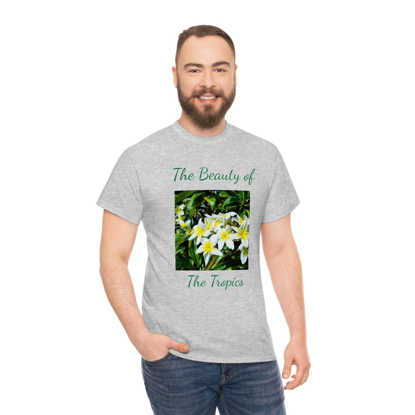 Islander Plumeria Unisex Heavy Cotton Tee