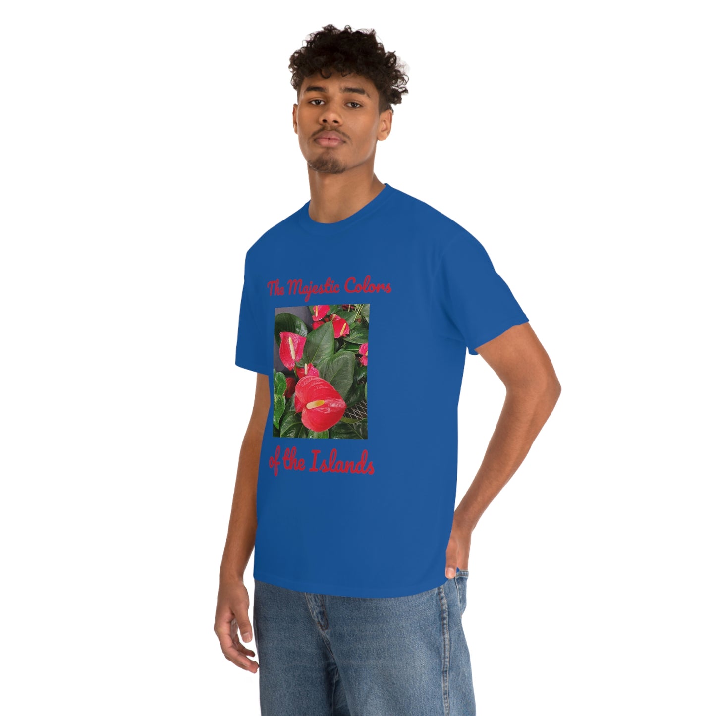 Islander Anthurium Unisex Heavy Cotton Tee