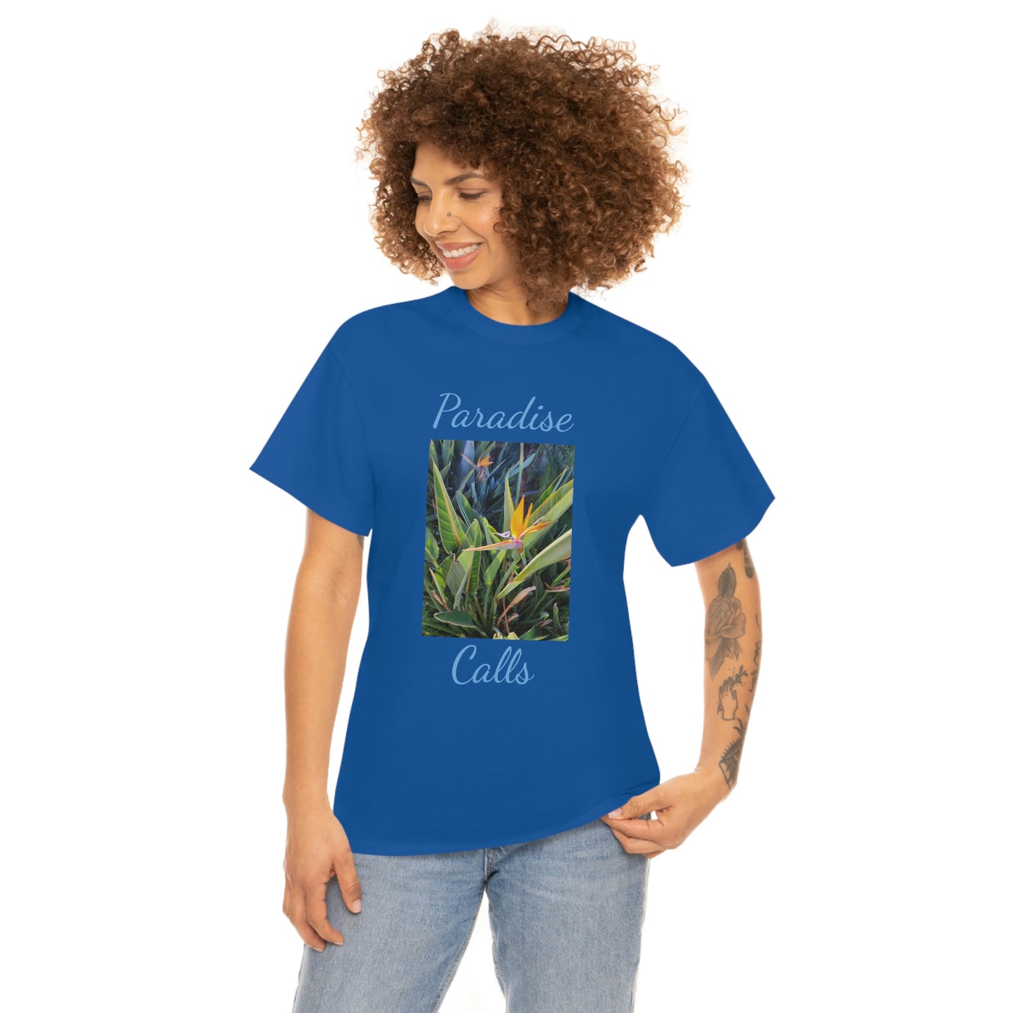 Islander Bird of Paradise Unisex Heavy Cotton Tee