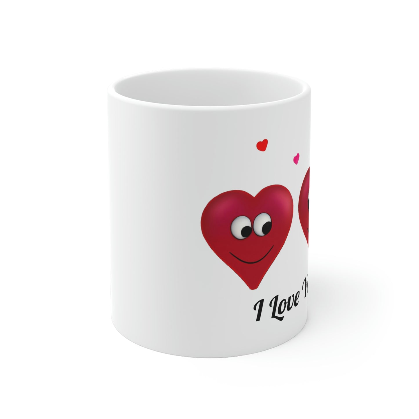 Valentine's "I Love You" Ceramic Mug, 11oz and 15oz