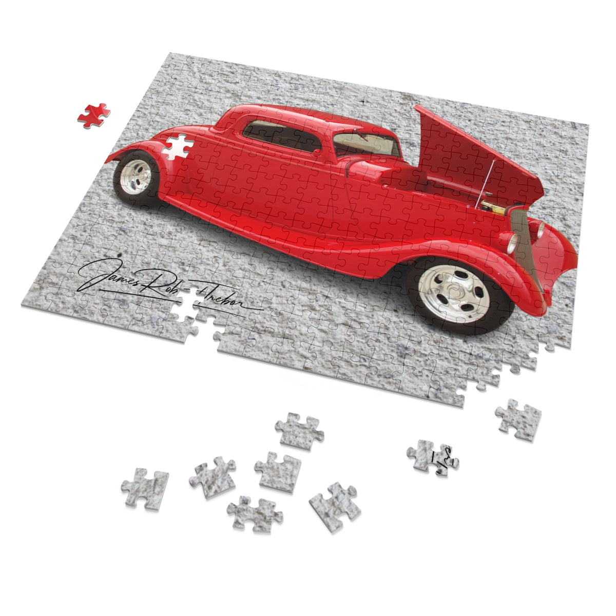 Hotrods 3 Window Coupe Jigsaw Puzzle (252, 500-Piece)