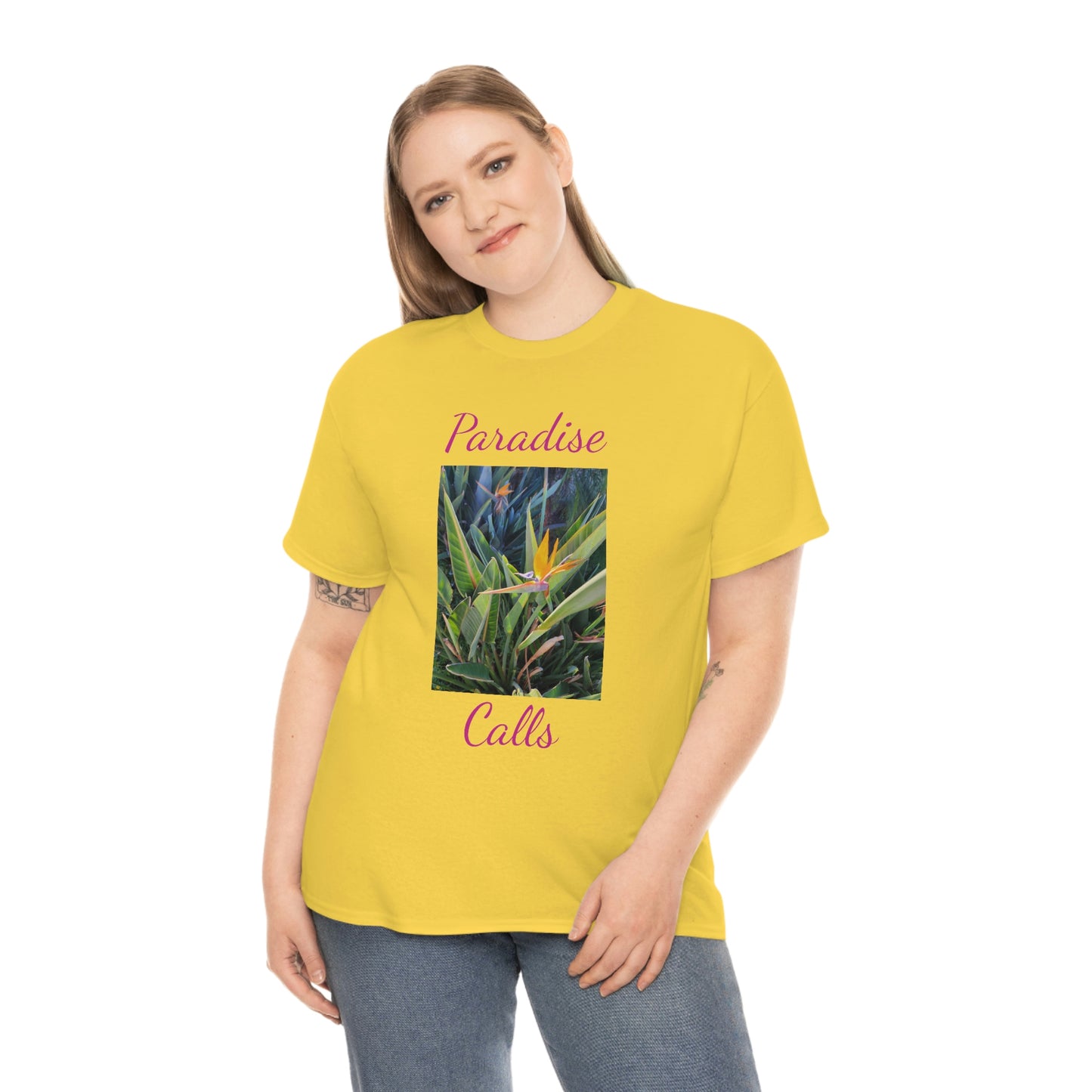 Islander Bird of Paradise Unisex Heavy Cotton Tee