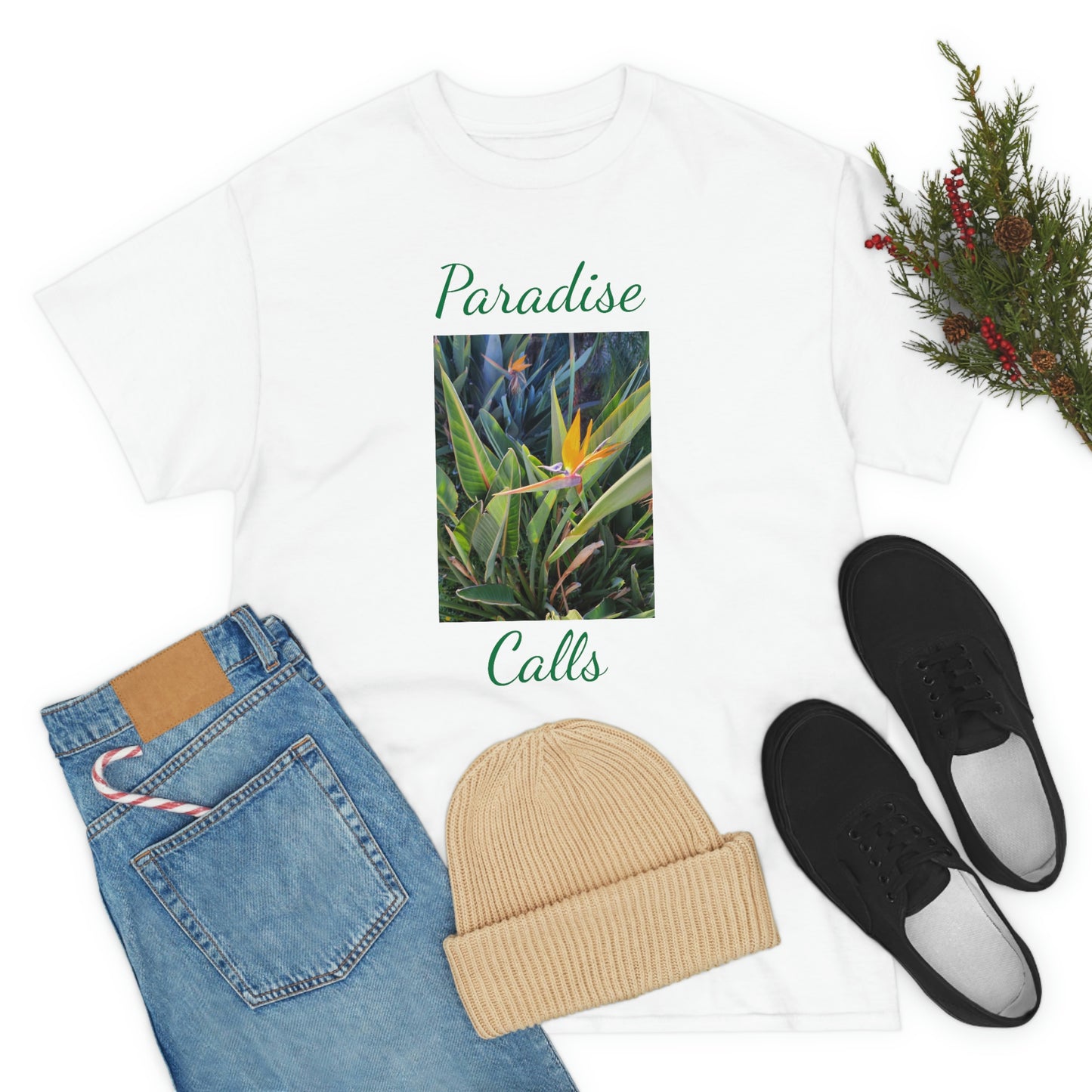 Islander Bird of Paradise Unisex Heavy Cotton Tee