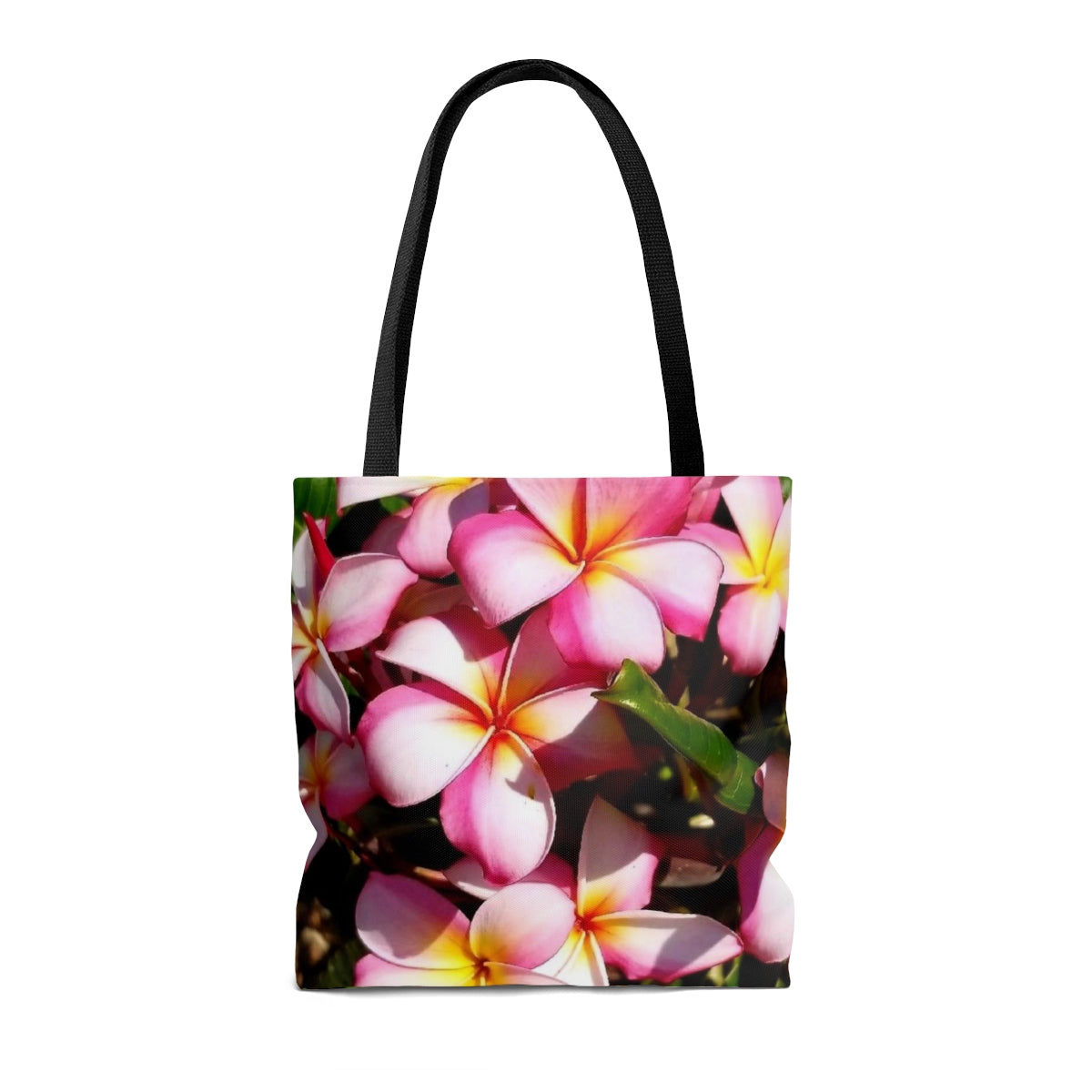 Islander Style Pink Plumeria Tote Bag by Lola