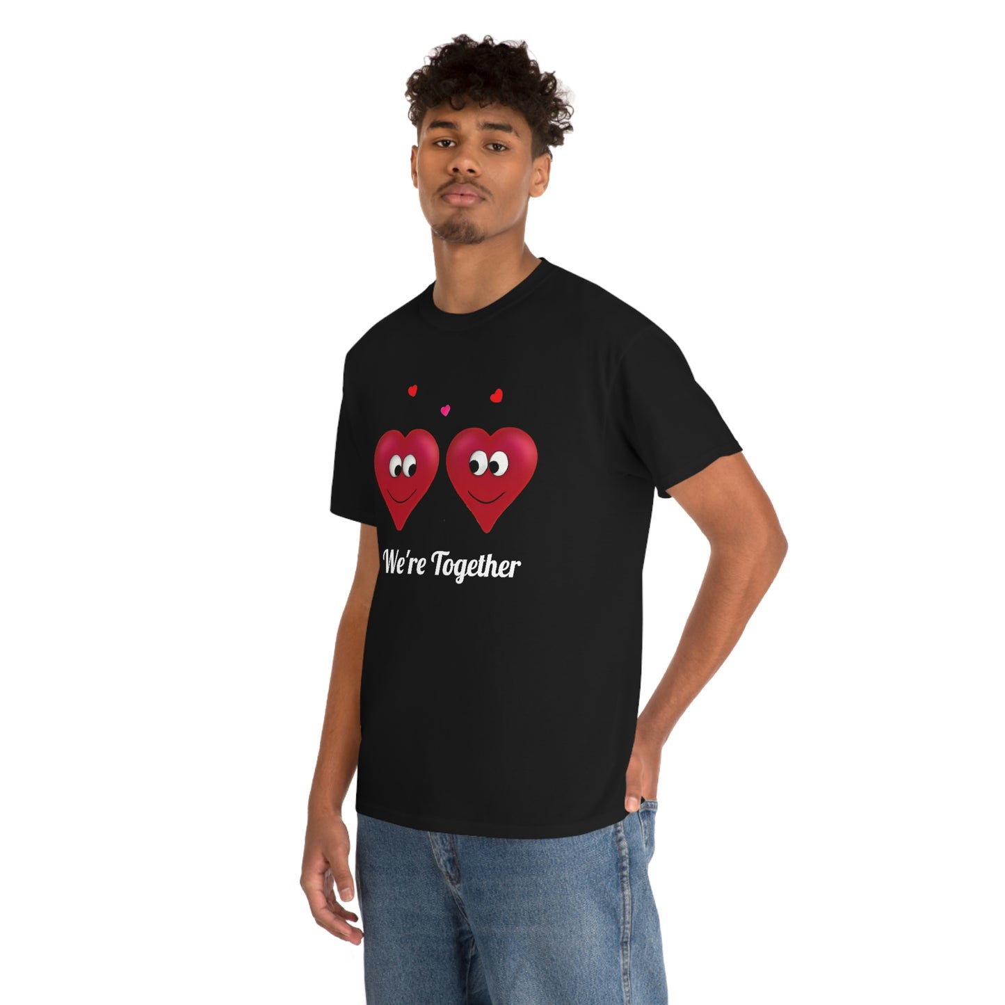 Valentine's "We're Together" Unisex Heavy Cotton Tee