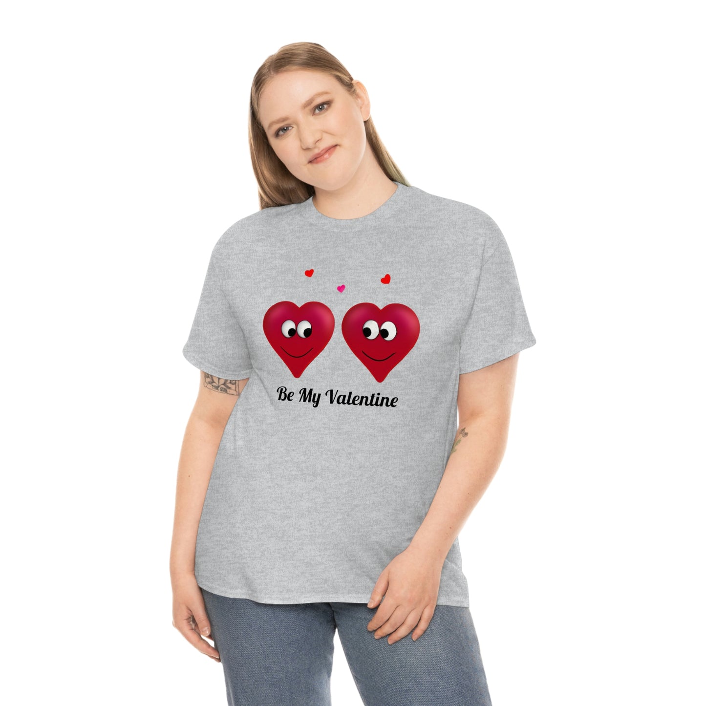 Valentine's "Be My Valentine" Unisex Heavy Cotton Tee