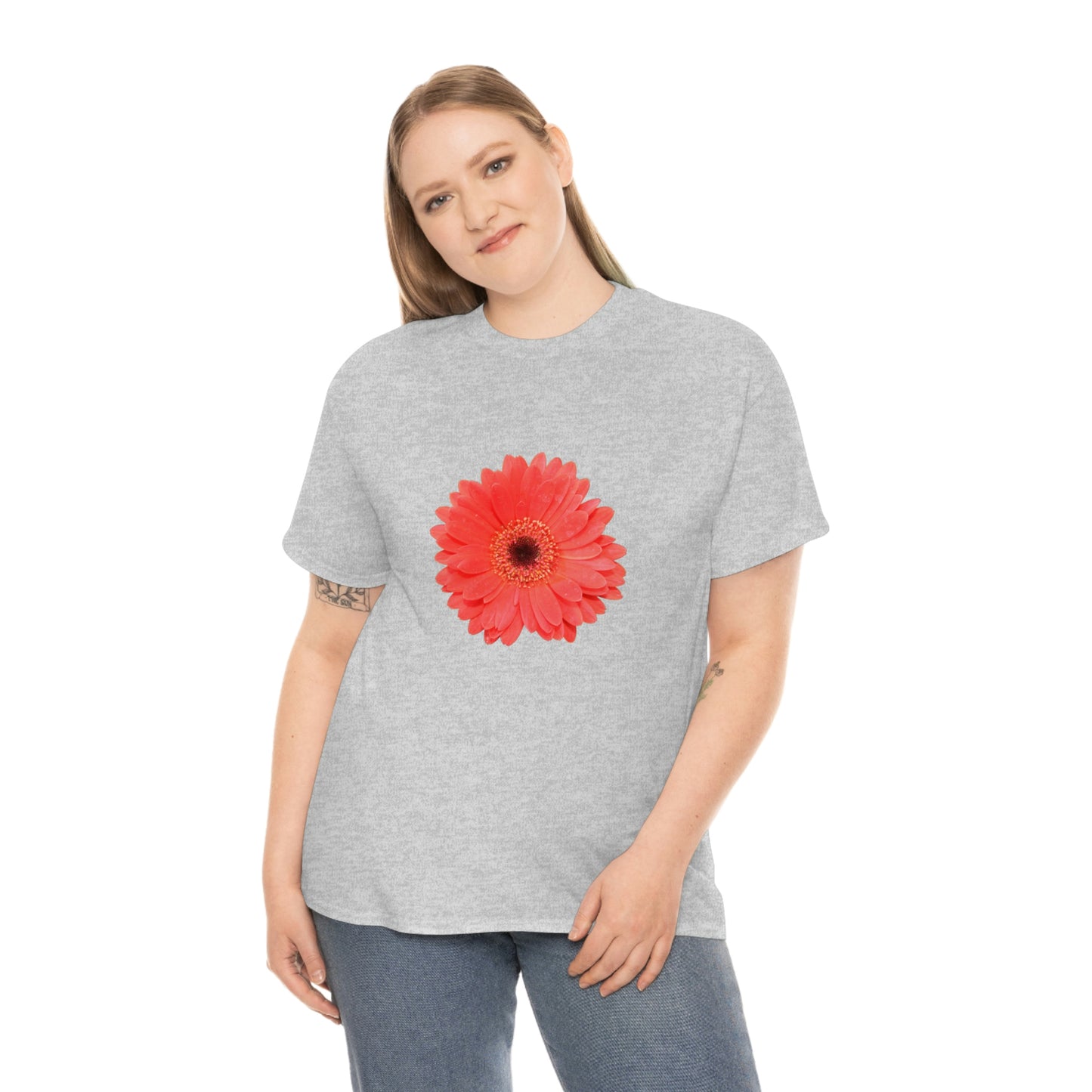 Floral Unisex Heavy Cotton Tee