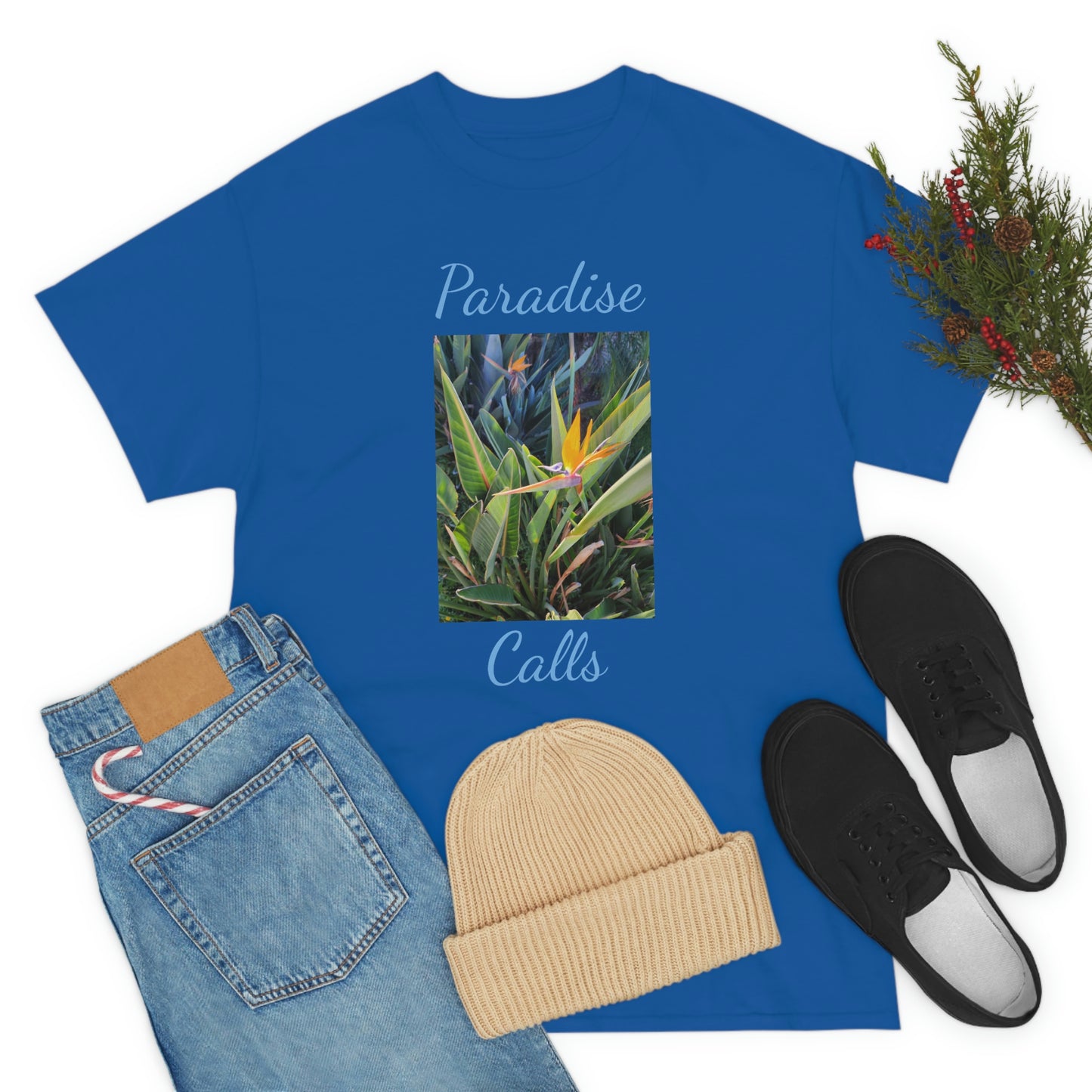 Islander Bird of Paradise Unisex Heavy Cotton Tee