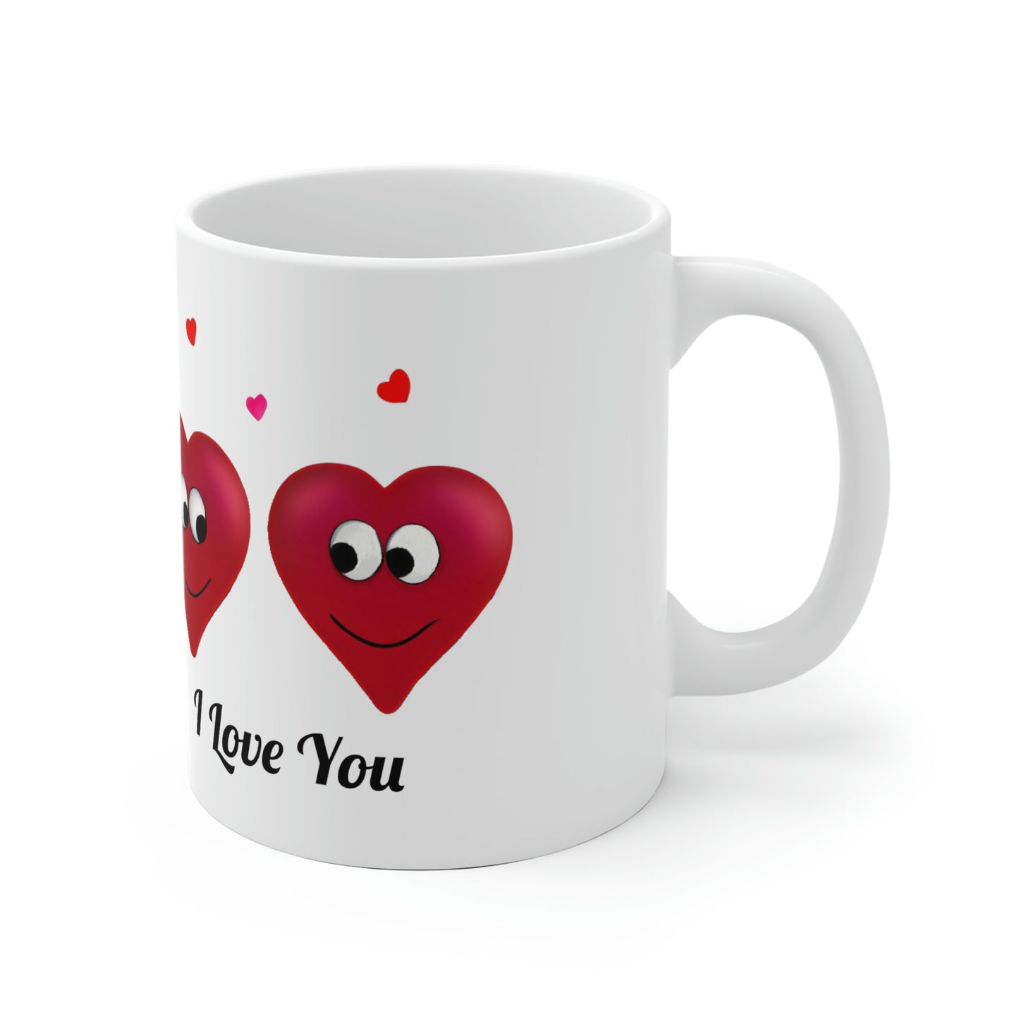 Valentine's "I Love You" Ceramic Mug, 11oz and 15oz