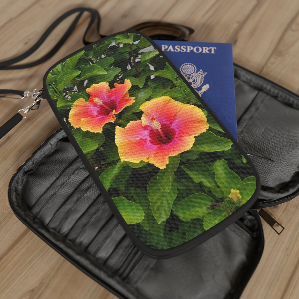 Island Style Hibiscus Passport Wallet by Lola