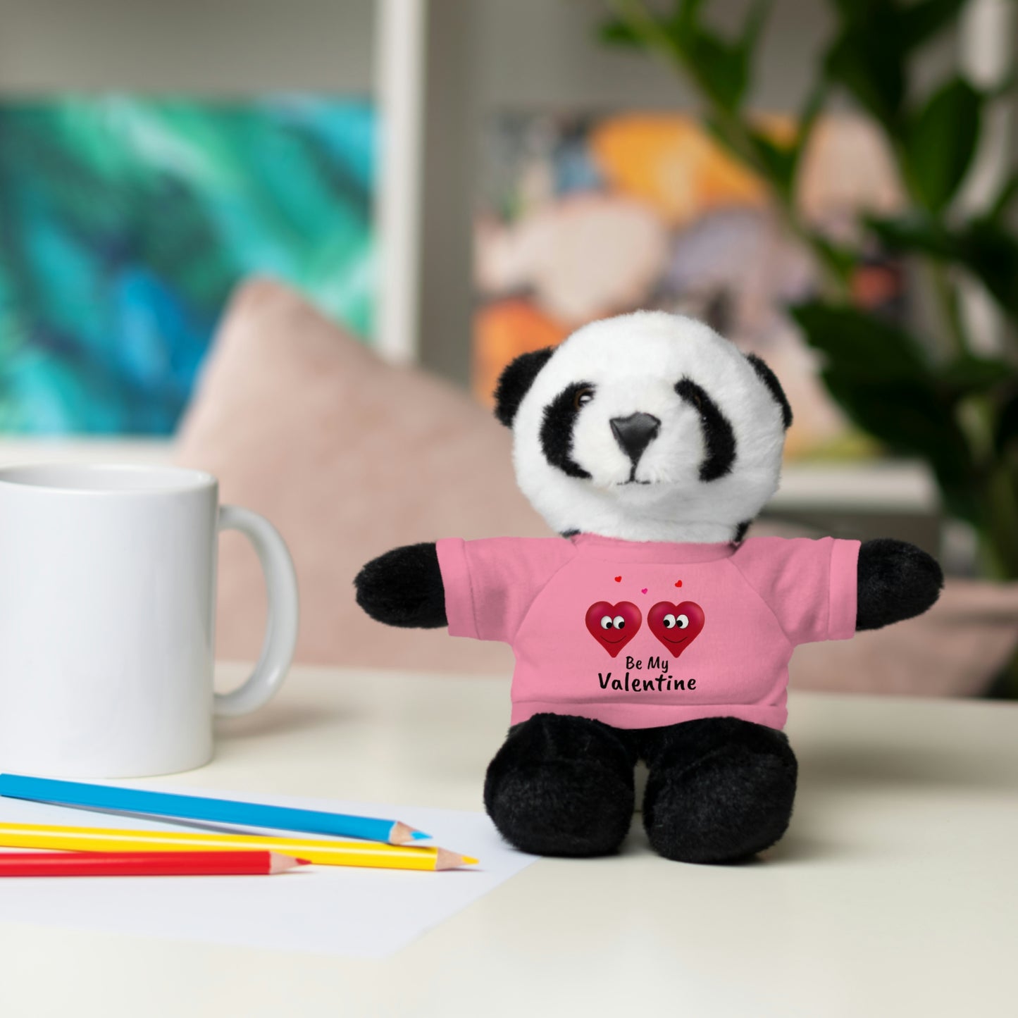 Valentine's "Be My Valentine" Stuffed Animals with Tee