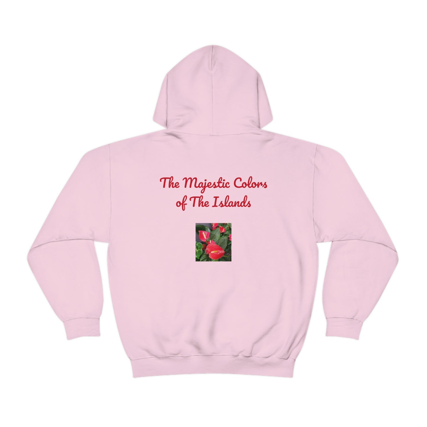 Island Style Anthurium Unisex Heavy Blend™ Hooded Sweatshirt