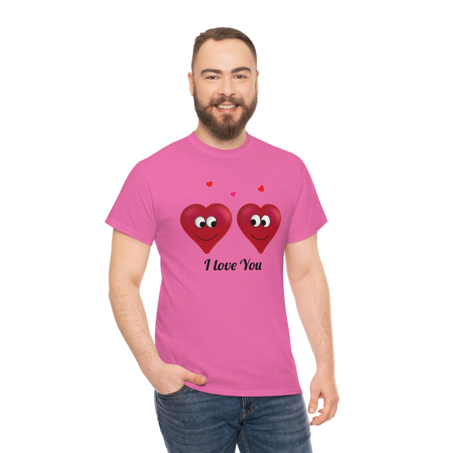 Valentine's "I Love You" Unisex Heavy Cotton Tee