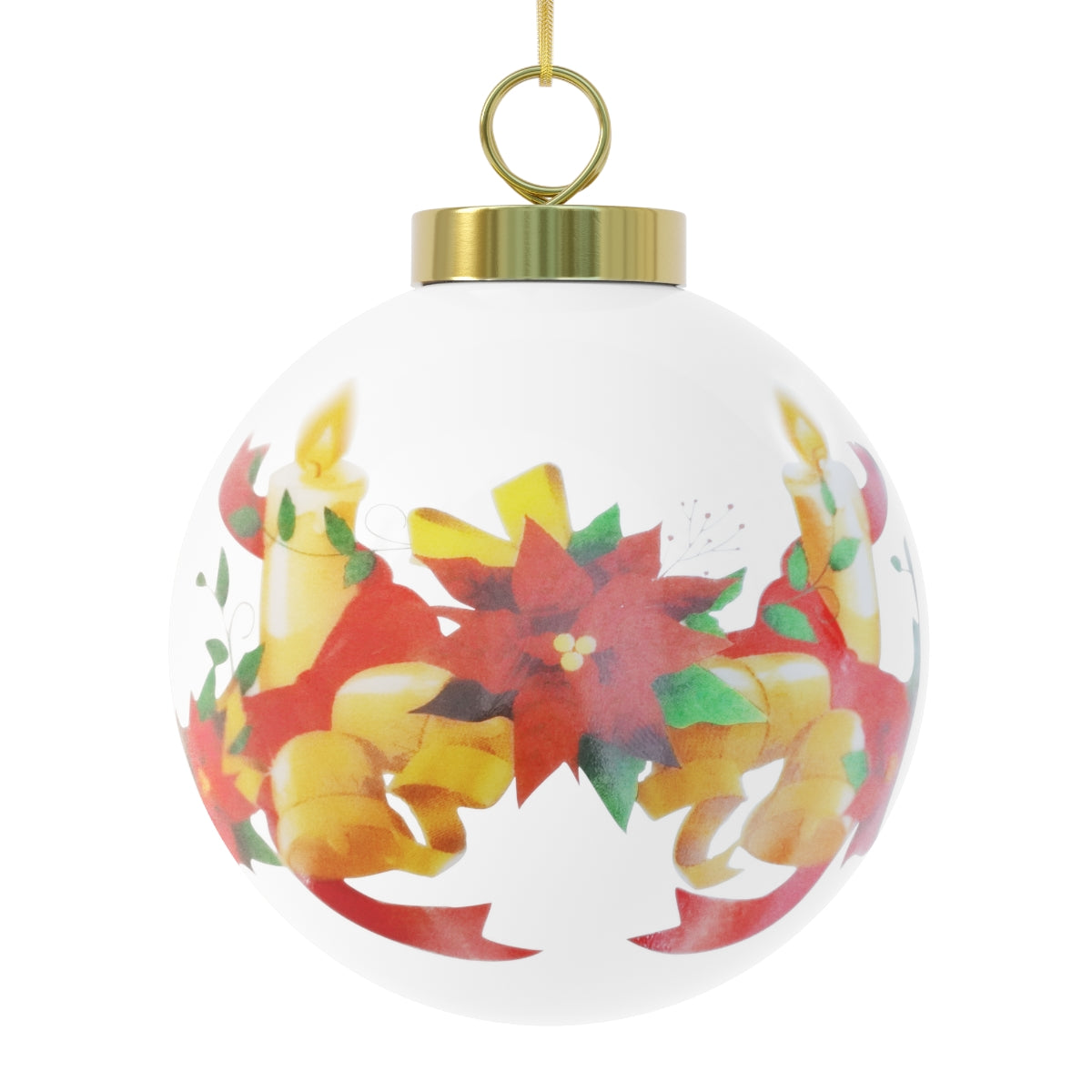 Island Style Bird of Paradise Christmas Ball Ornament