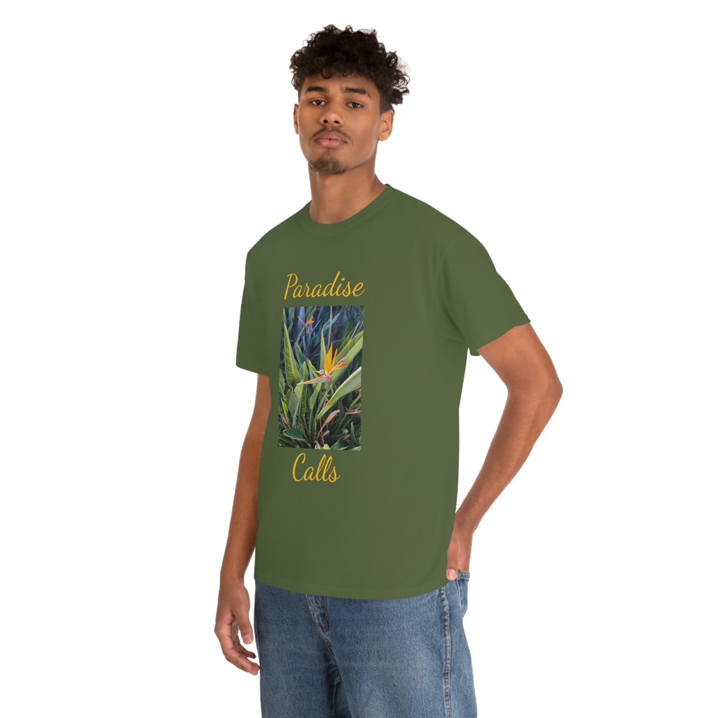 Islander Bird of Paradise Unisex Heavy Cotton Tee