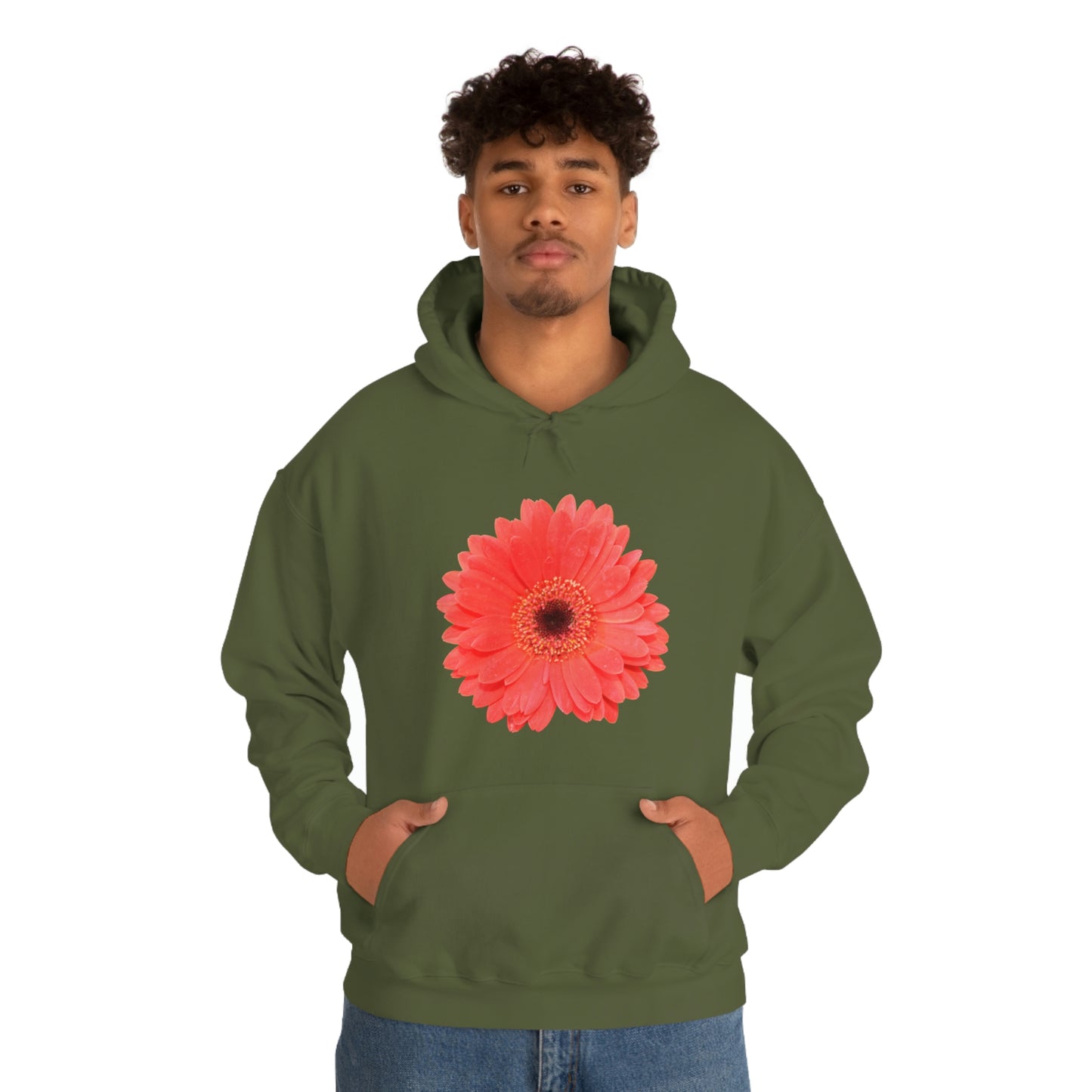 Floral Unisex Heavy Blend™ Hooded Sweatshirt