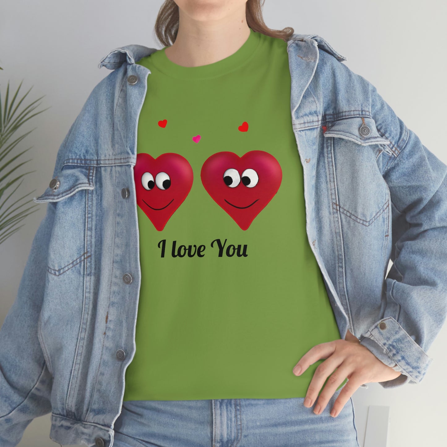 Valentine's "I Love You" Unisex Heavy Cotton Tee