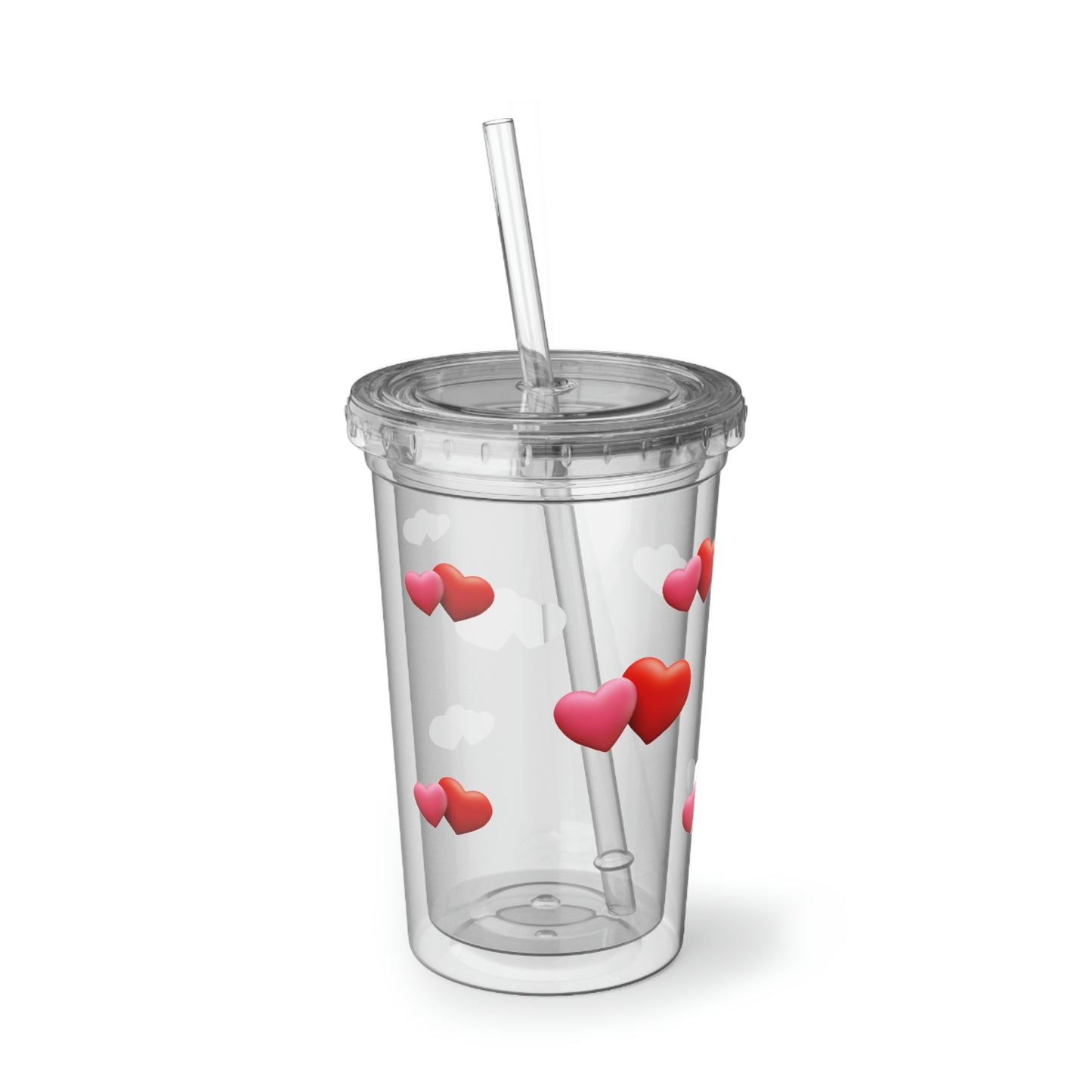 Valentine Hearts Suave Acrylic Cup