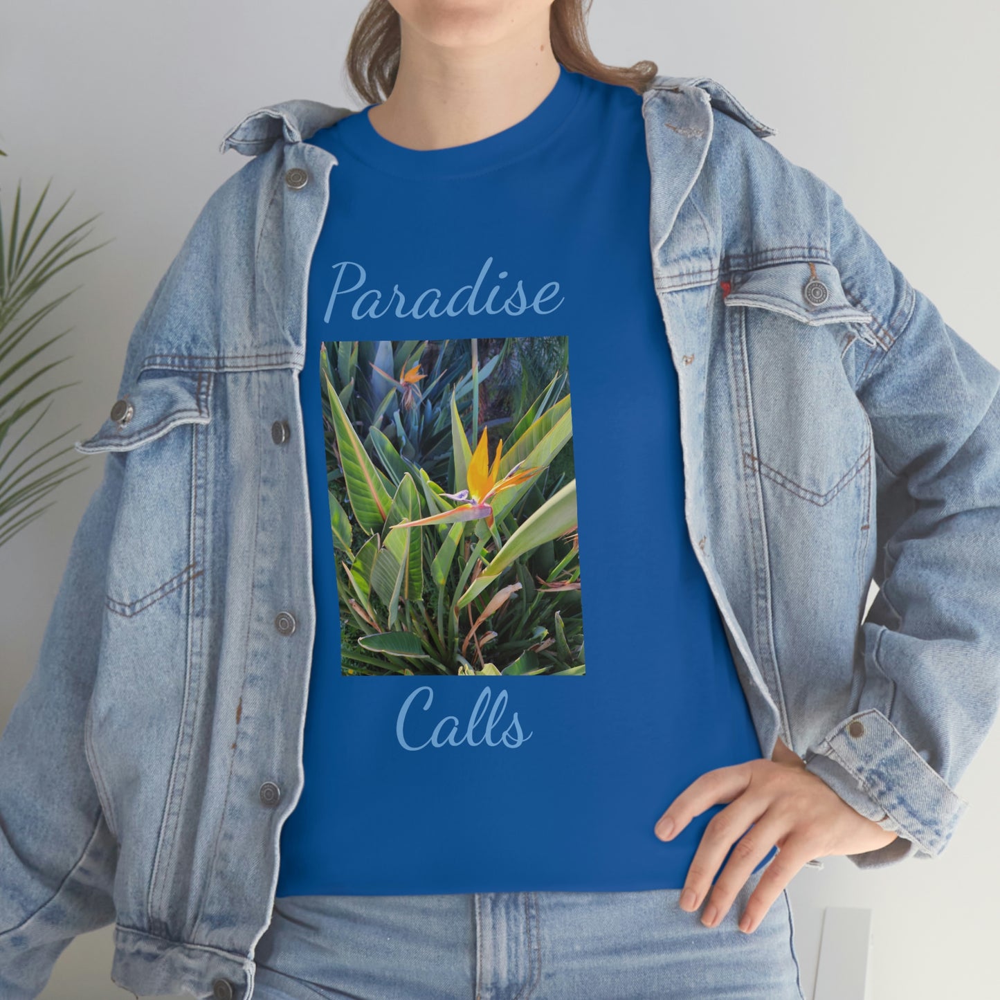 Islander Bird of Paradise Unisex Heavy Cotton Tee